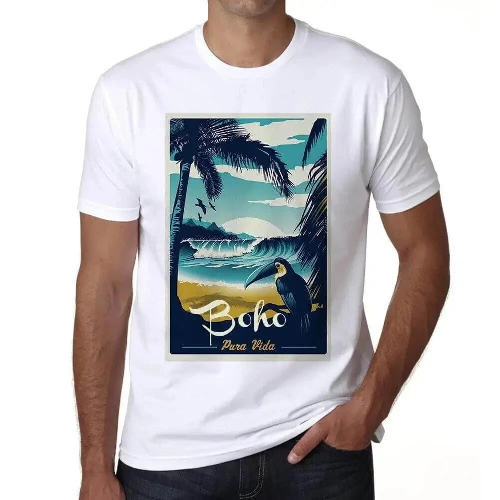 Men's Boho Pura Vida Beach T-Shirt - Boho Pura Vida Beach - Print T-Shirt