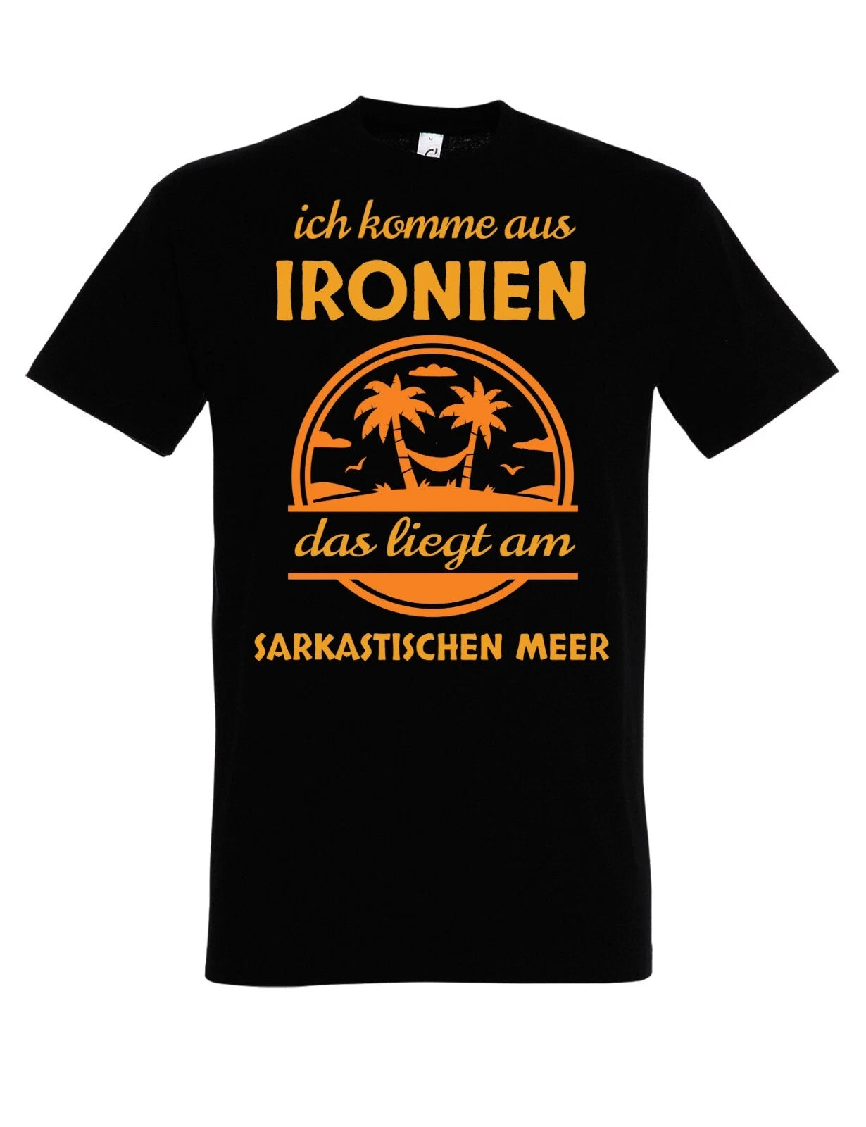 Mens T-shirt I COME FROM IRONIES Fun Shirt Men Gift Statement Funny