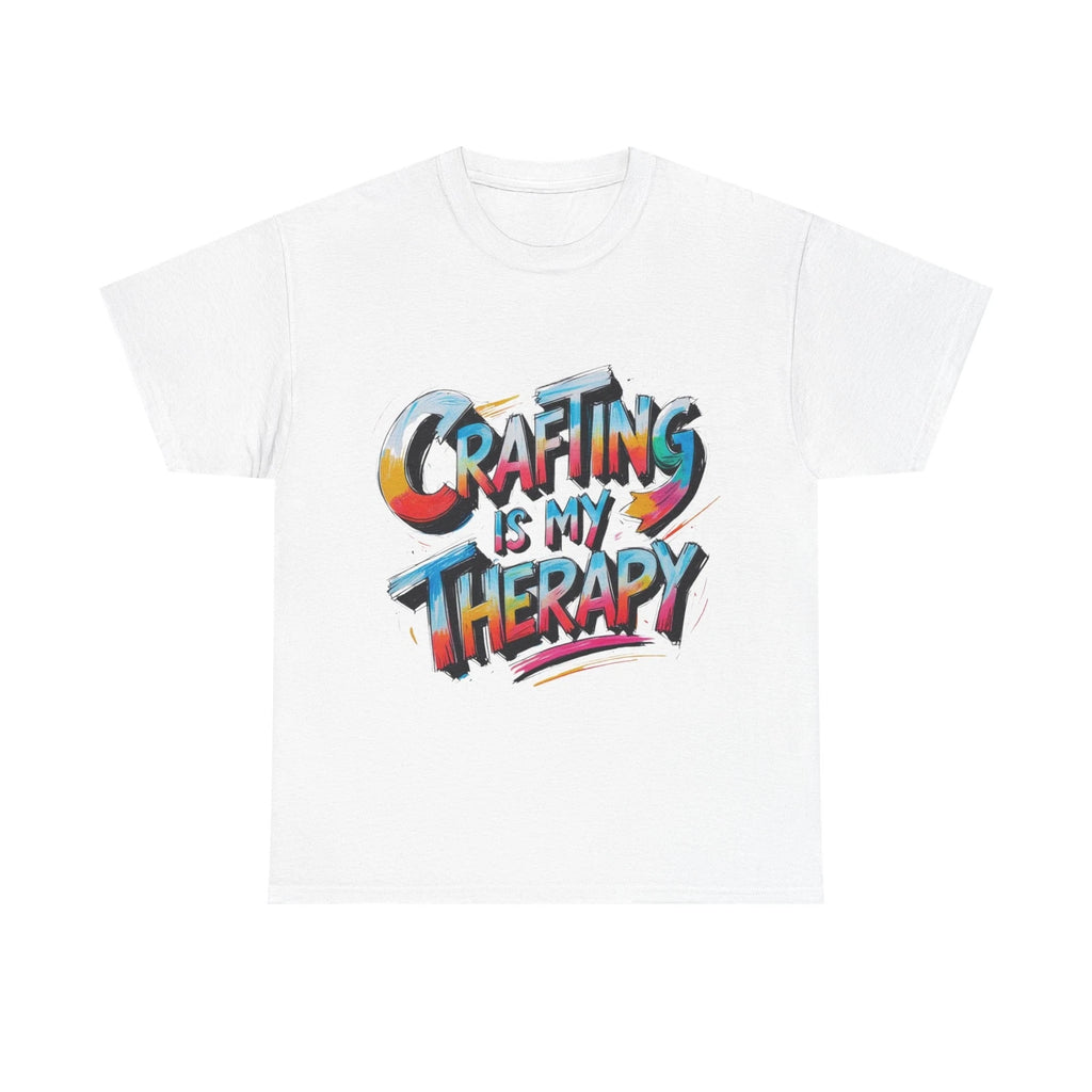 Crafting is My Therapy Unisex Tee, Gift for Crafters, Workshop Apparel,
