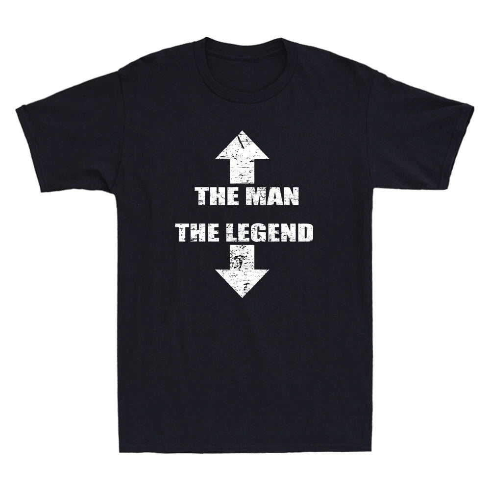 The Man The Legend Funny Adult Humor Sarcastic Saying Joke Vintage Men's T-Shirt