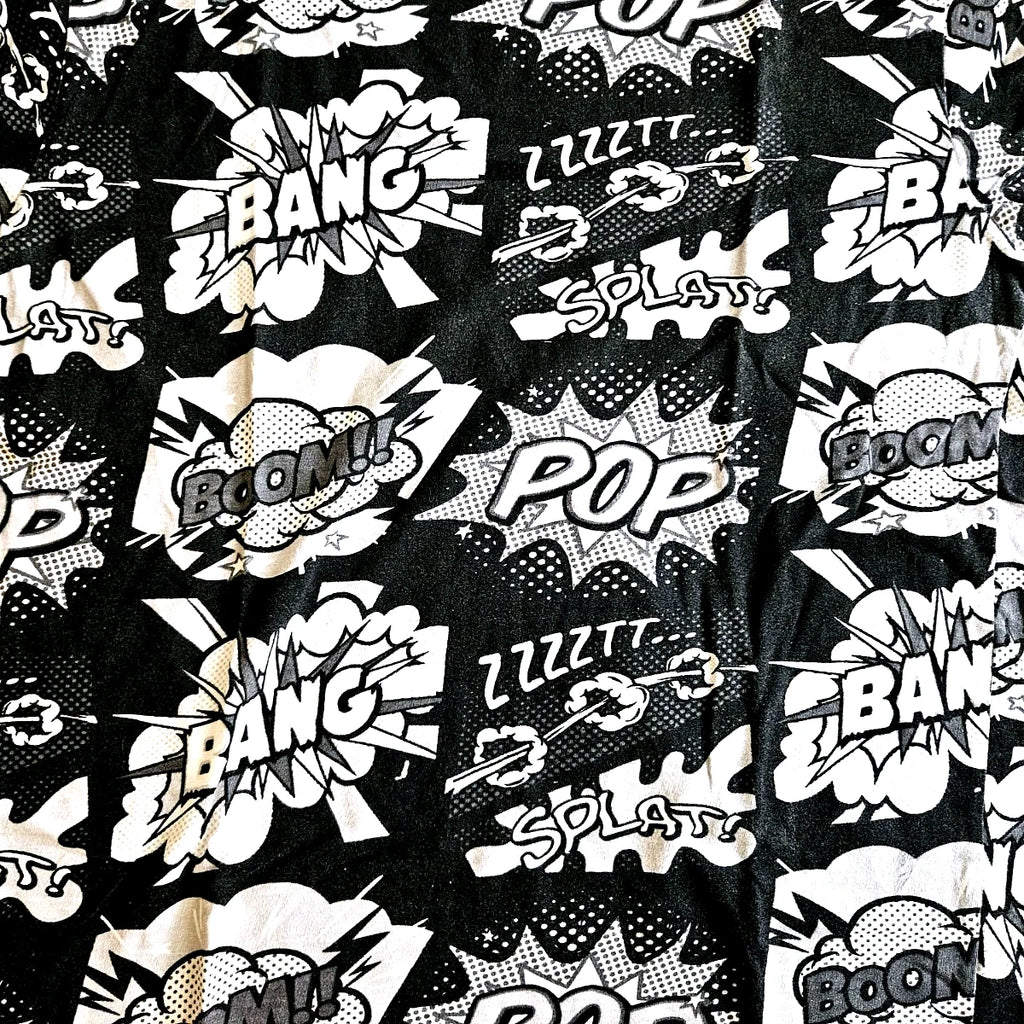 Pop Art Print Comic Action Streetwear AOP T Shirt Size Large