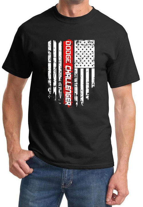 2008-16 Challenger Patriotic Flag Design Tshirt NEW FREE SHIP