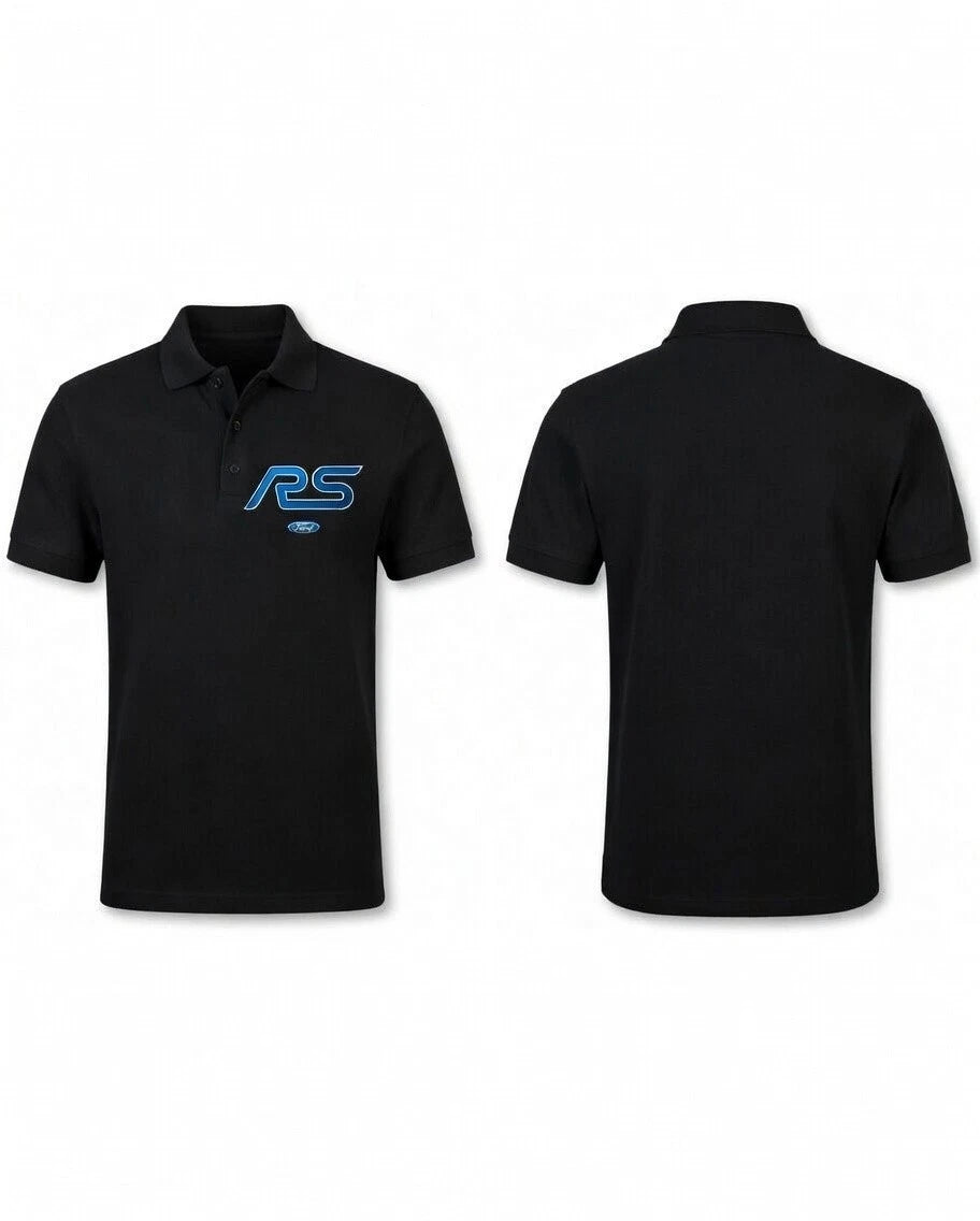 Ford RS Racing Cars Graphic Unisex Polo Shirt T-Shirt S M L XL 2 3 4XL
