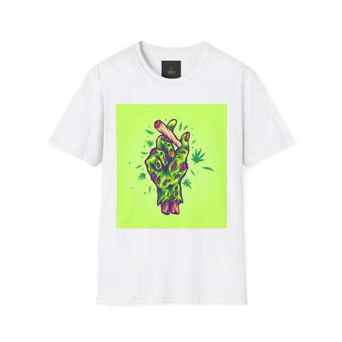 420 Unisex Softstyle T-Shirt, Marijuana Leaf Tee, Stoner Gift, 420 Apparel, Weed