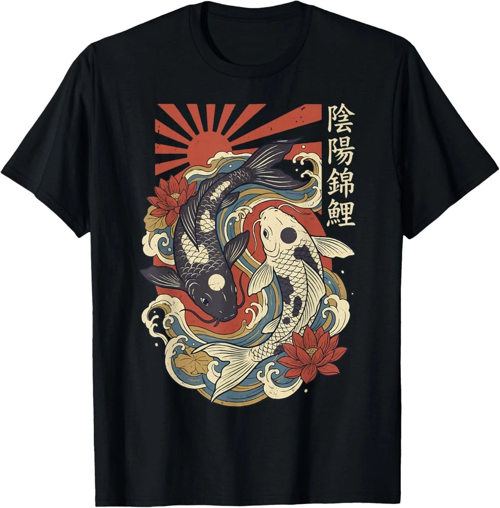Japanese Koi Yin Yang Japan T-Shirt unisex T-Shirt