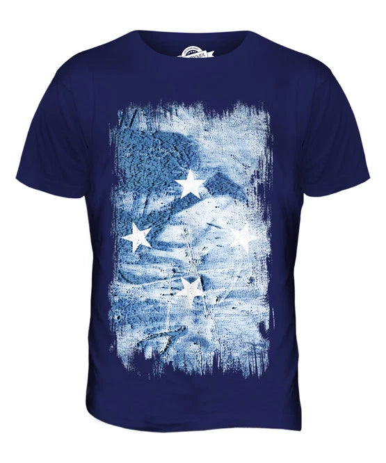 MICRONESIA GRUNGE FLAG MENS T SHIRT TEE SHIRT XS S M L XL 2XL 3XL 4XL 5XL