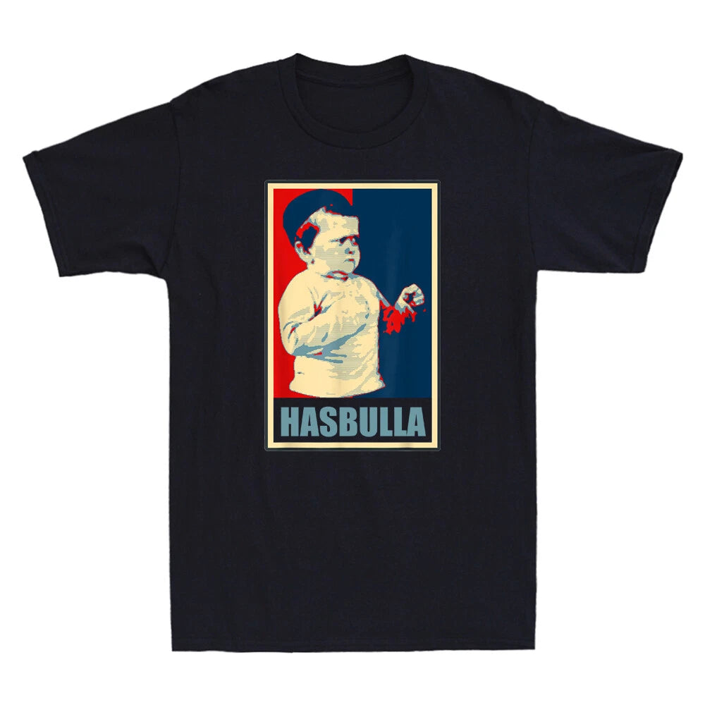 Hasbulla Magomedov Hasbullah Smile Funny MMA Fighting Meme Novelty Men's T-Shirt