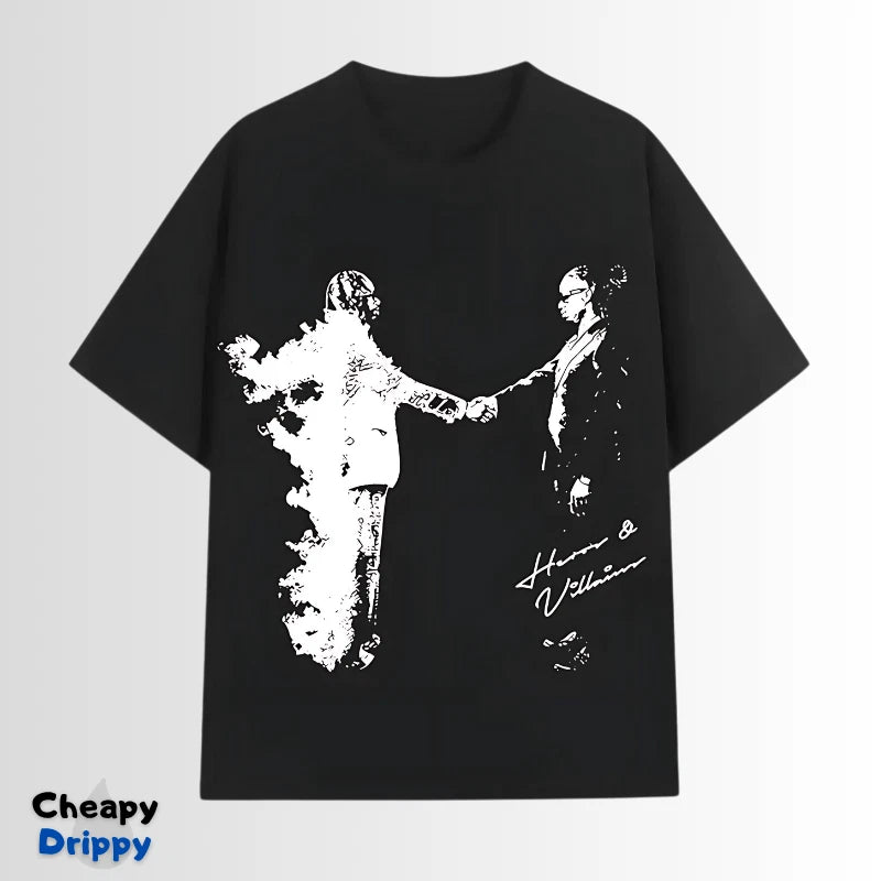 Heaven & Villain Shirt | Y2K Streetwear Drip | Aesthetic Graphic Tee