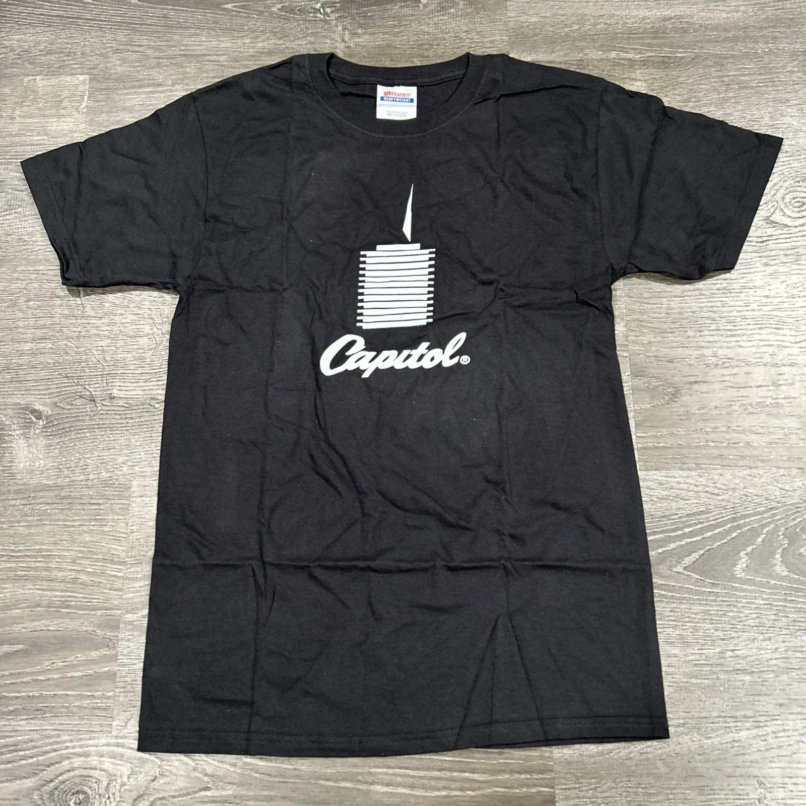 Rare Deadstock Y2K Capitol Records Promo Music Rock T Shirt Size Small NOS