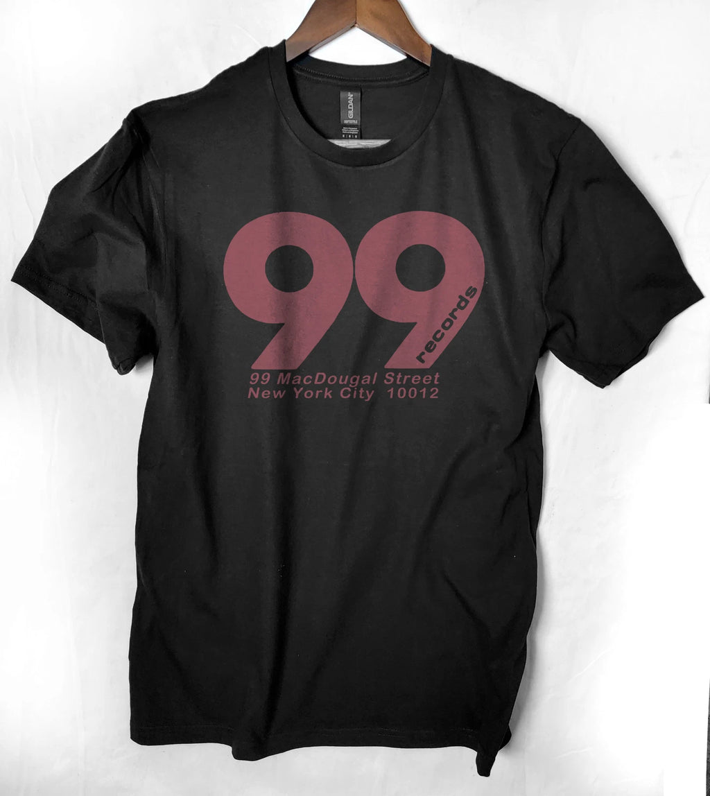 99 Records t shirt  funk dub no wave greenwich village ESG bush tetras optimo