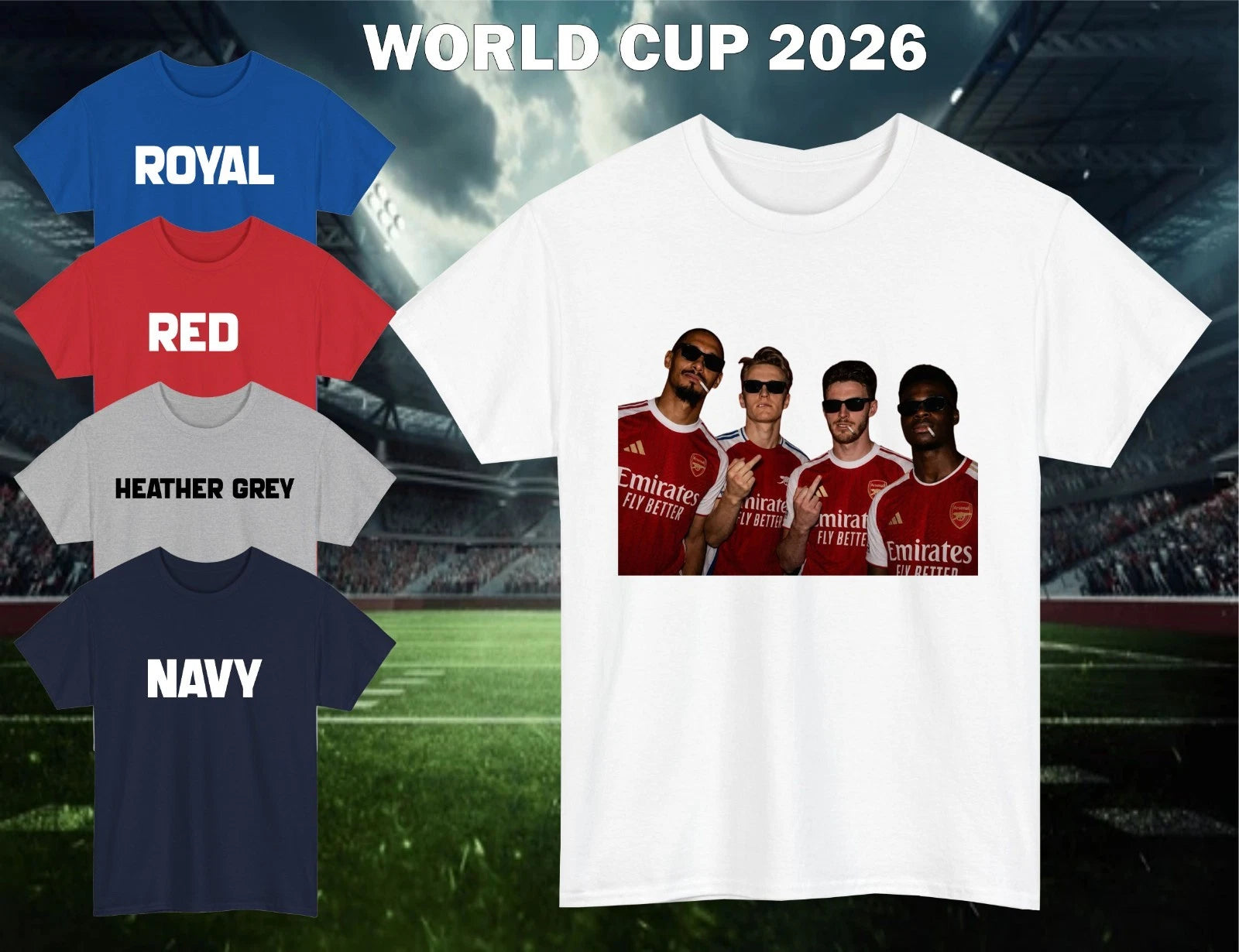 Football Fan 2026 Players T-Shirt - Funny Football Team Sports Meme Tee Top