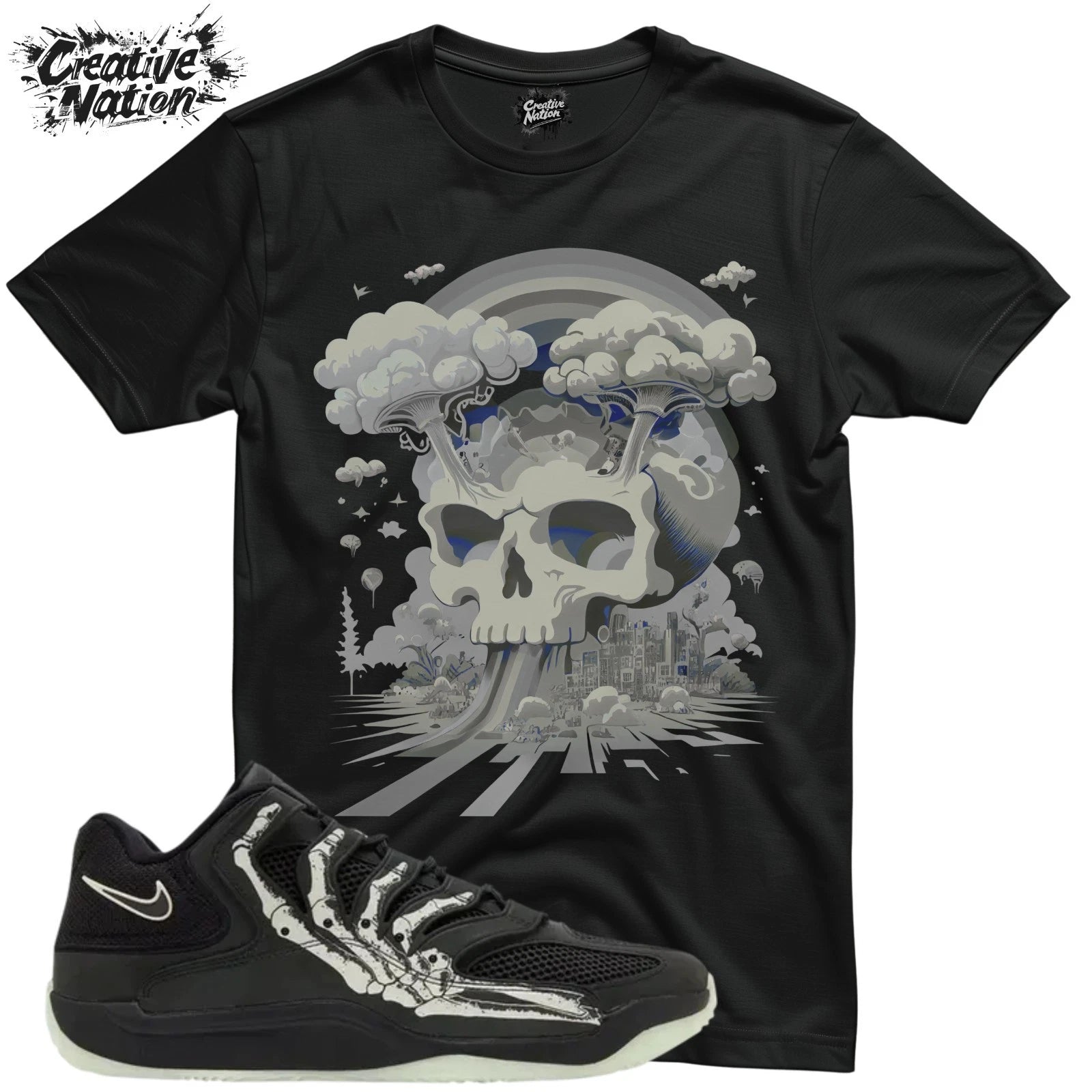 Shirt To Match 18 Halloween Unisex Tee Sneaker Shirt Skull Shirt