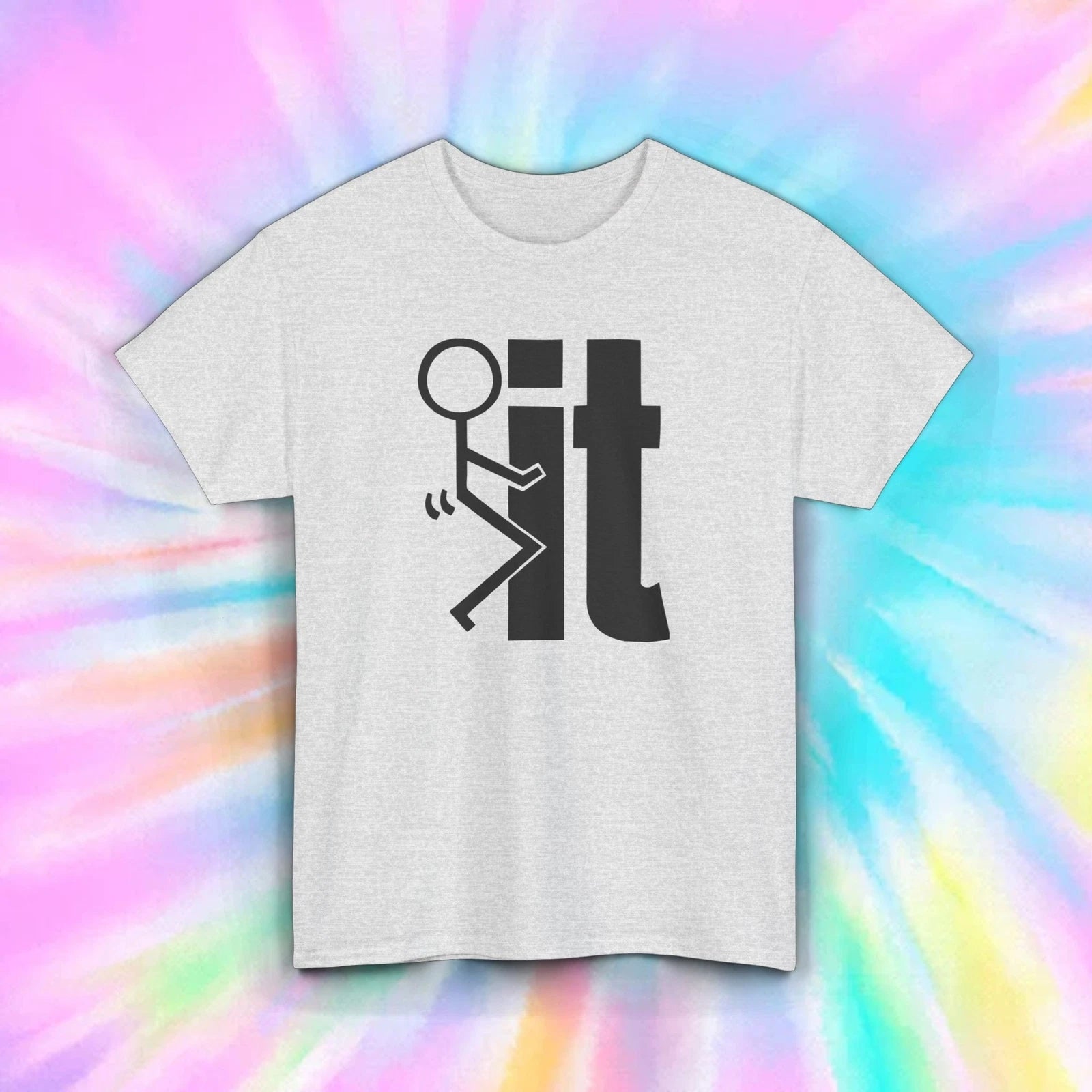 F It Stick Figure T-Shirt | Funny Stickman Humor Tee | Sarcastic Graphic Shirt