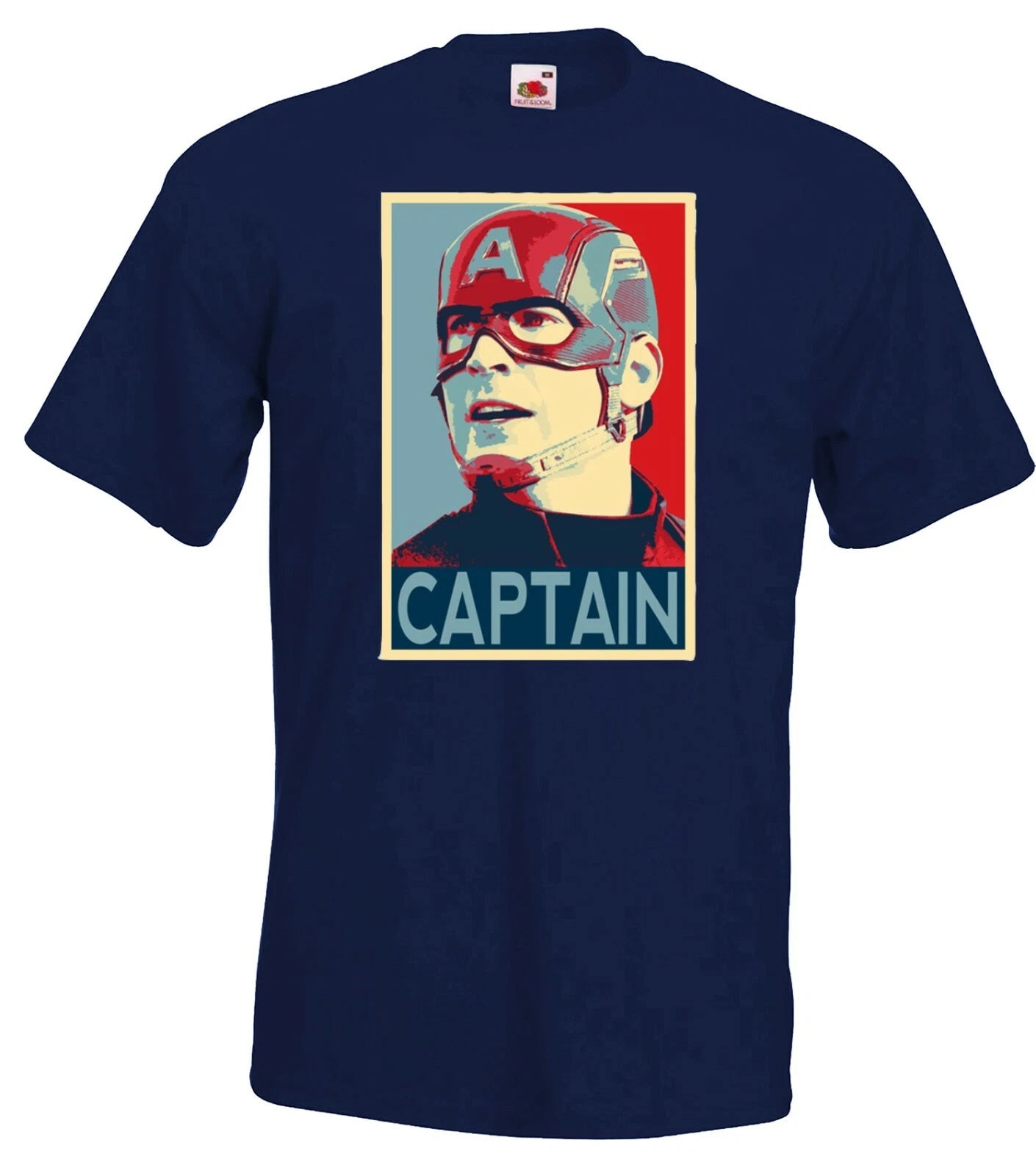 Youth Designz Captain America Popart Men's T-Shirt Print Hulk Thor Ironman USA