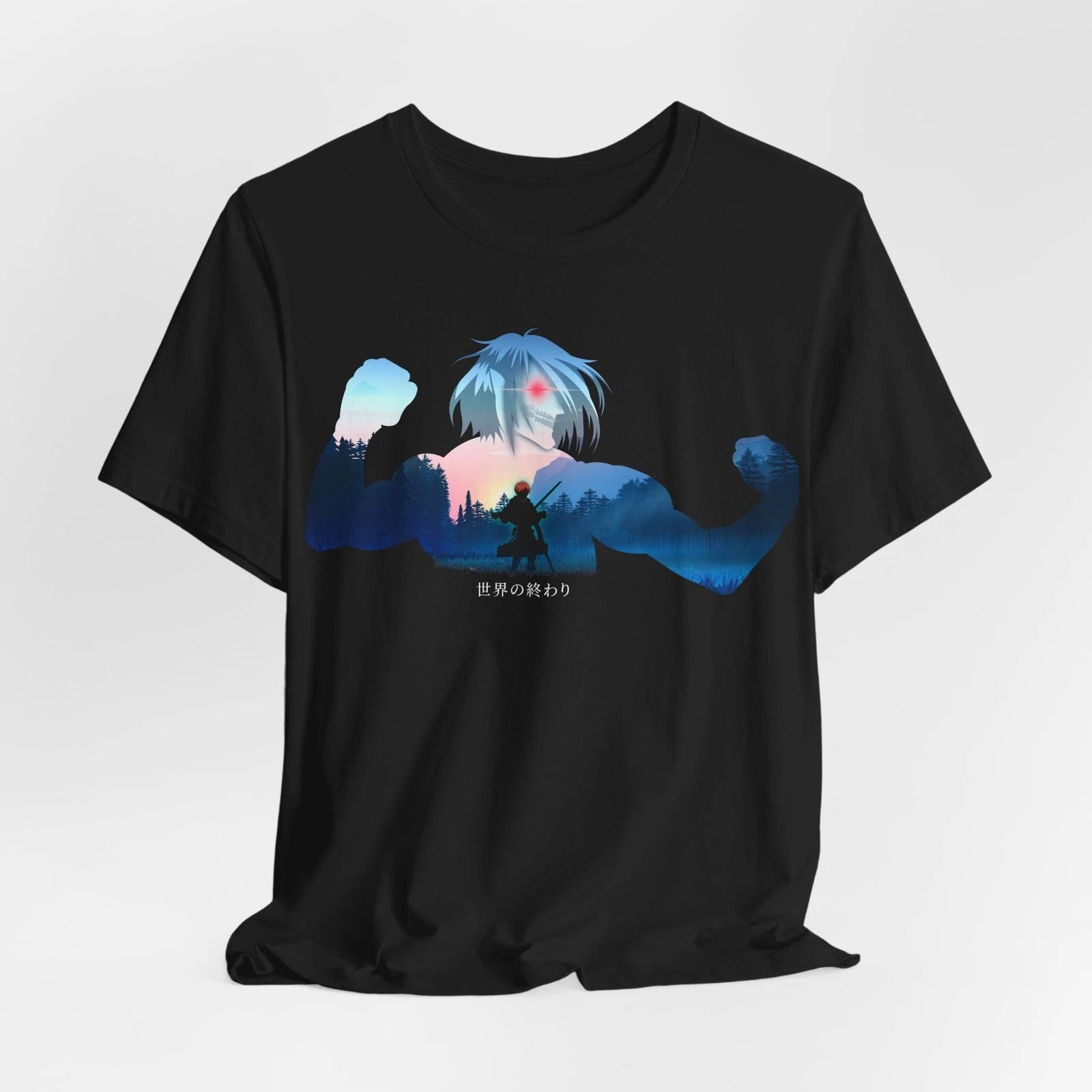 Eren Yeager Anime Graphic Tee, Attack on Titan T-Shirt, Unisex Short Sleeve Top,