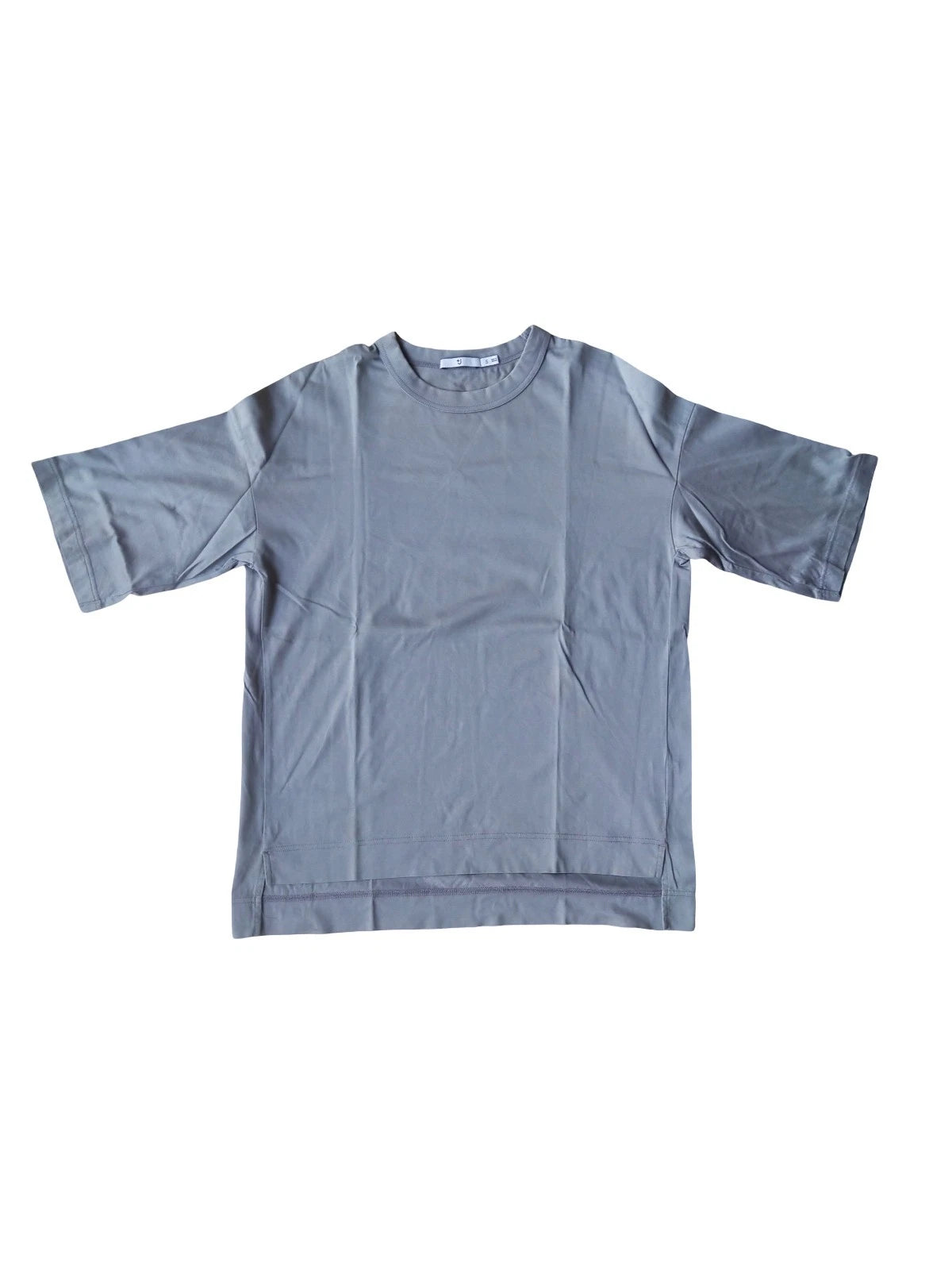 Uniqlo +J Jil Sander Oversized Crew Neck T-Shirt Grey