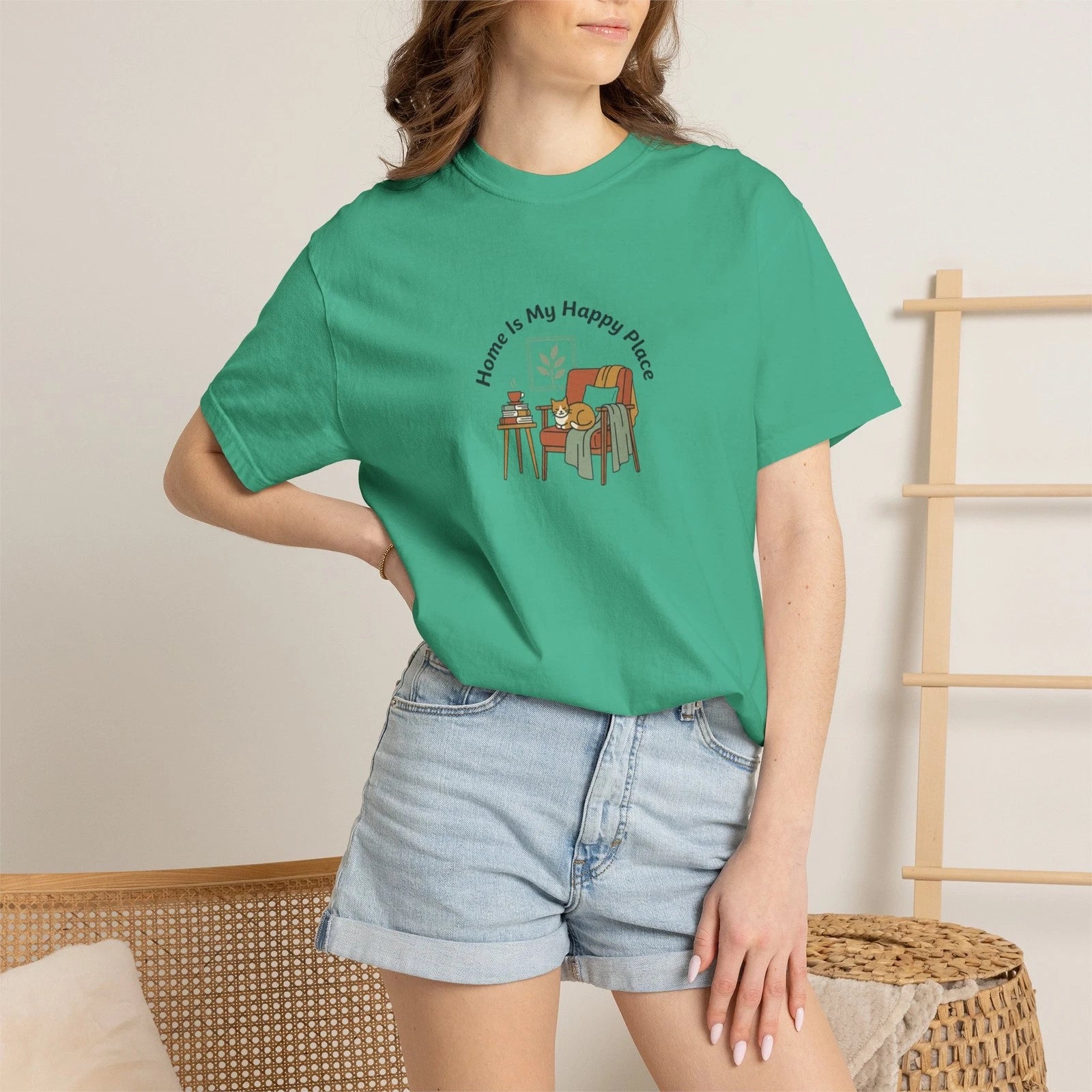 Home Is My Happy Place | Introvert Tee