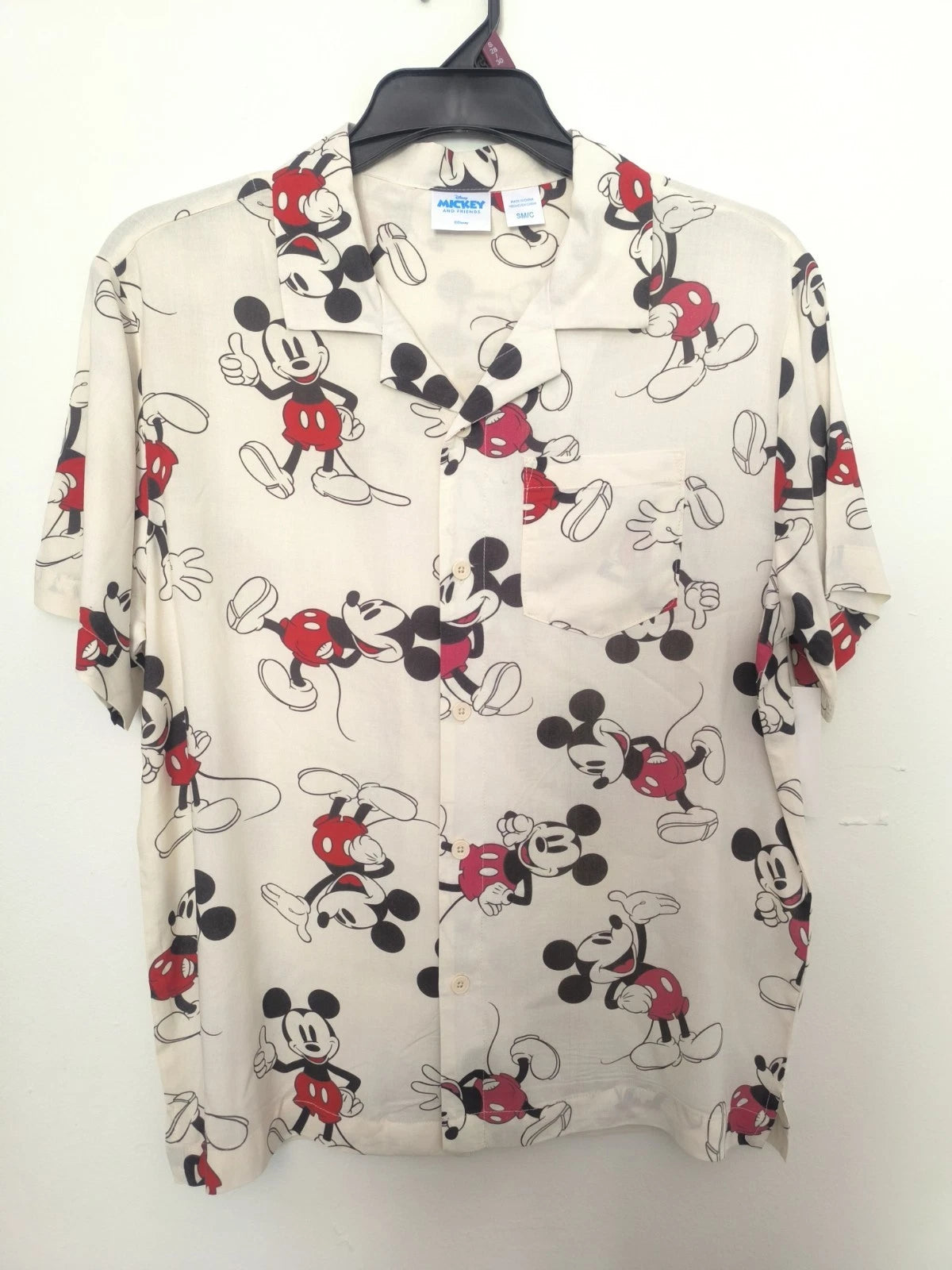 Disney Mickey Mouse Men's Short Sleeve T-Shirt size SM