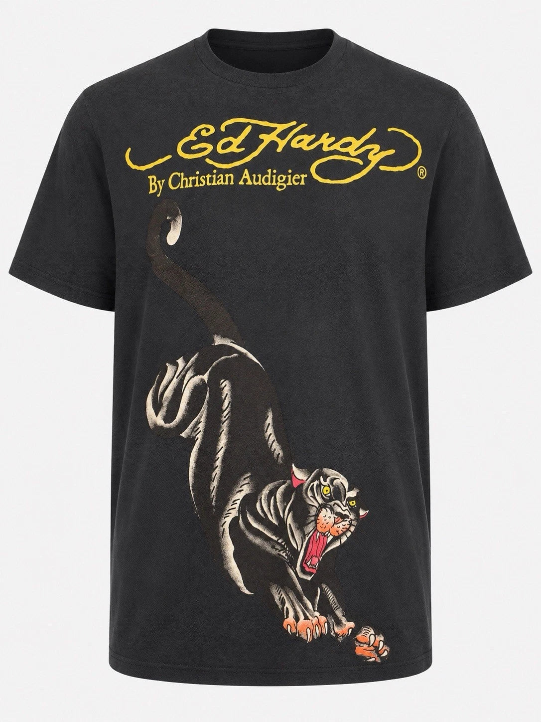 Ed Hardy Panther T Shirt Large BNWT Christian Audigier Y2K Tattoo Graphic