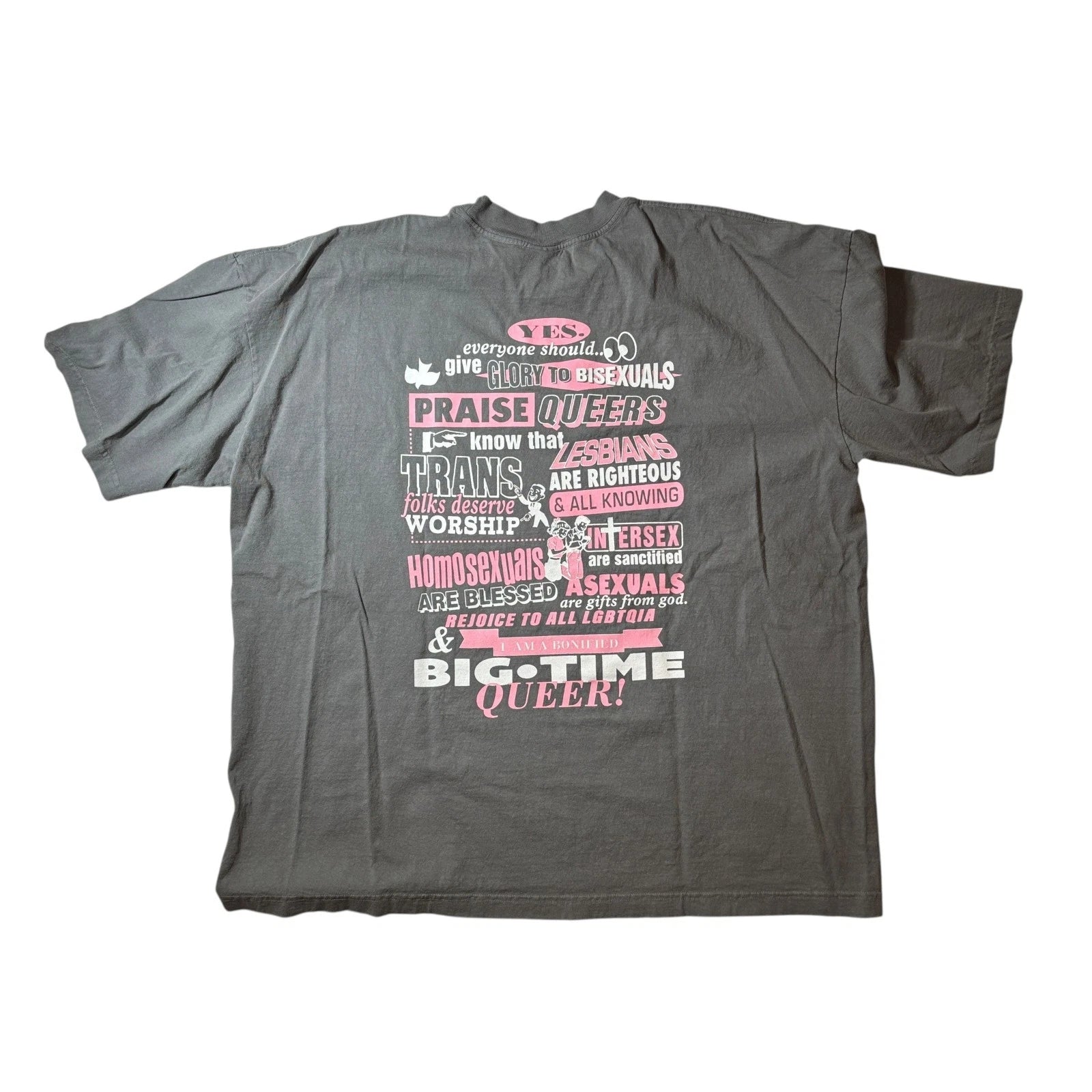 LOCKWOOD 51 LGBTQ Bi Trans Queer Graphic T-Shirt XXL