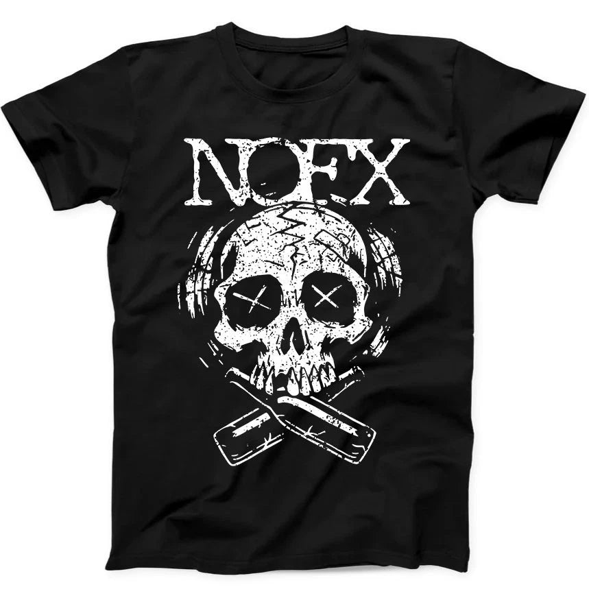 NOFX Skull Beer Band Never Trust A Hippie Music T Shirt Sweatshirt Hoodie 200