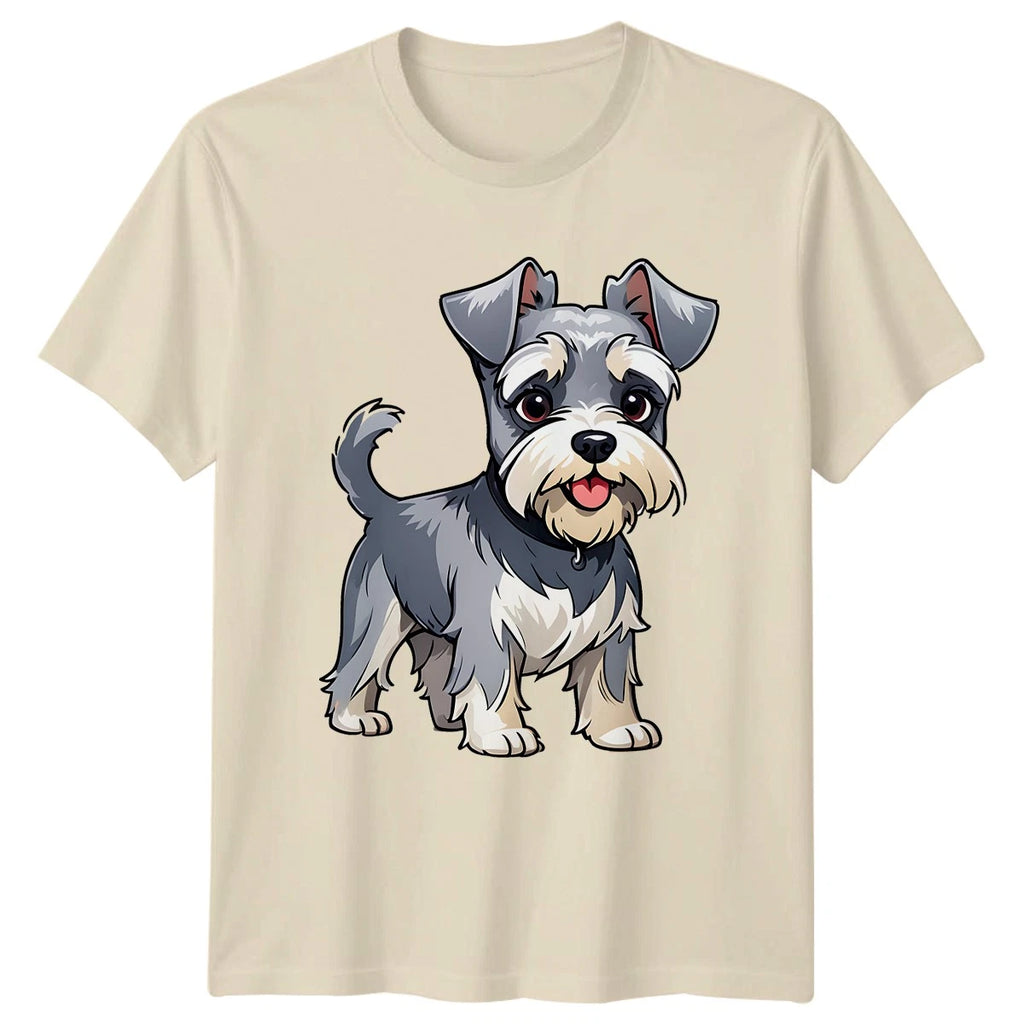 Cute Schnauzer Dog T-Shirt Schnauzer Dogs Gift For Him And Her