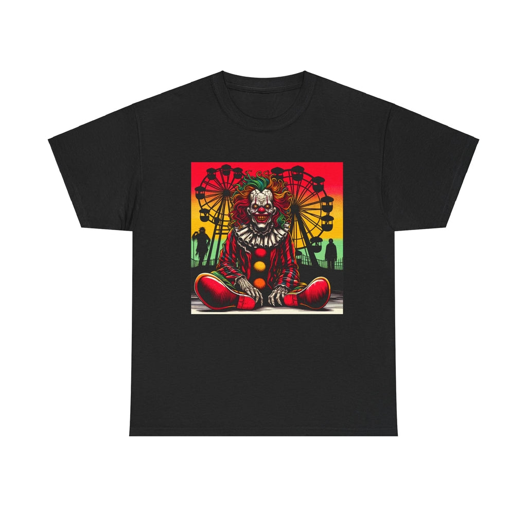 Unisex Adult T Shirt Creepy Clown Vintage Style Pop Art Horror Fan Tee Weirdo