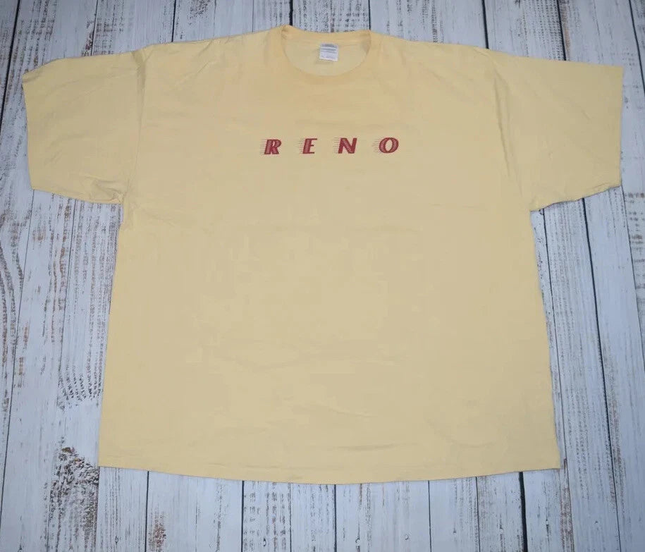 VTG RENO RACING BUGS TASTE BETTER THAN DUST COMIC GRAPHIC SHIRT POP ART 3XL XXXL