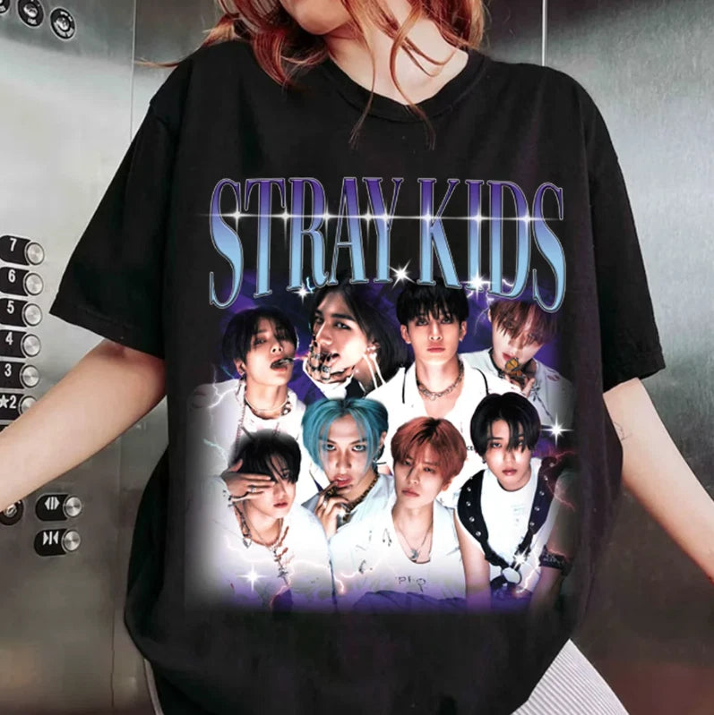 Stray Kids Kpop Sweatshirt, Stray Kids ROCK-STAR Album Shirt, Gift For STAYs