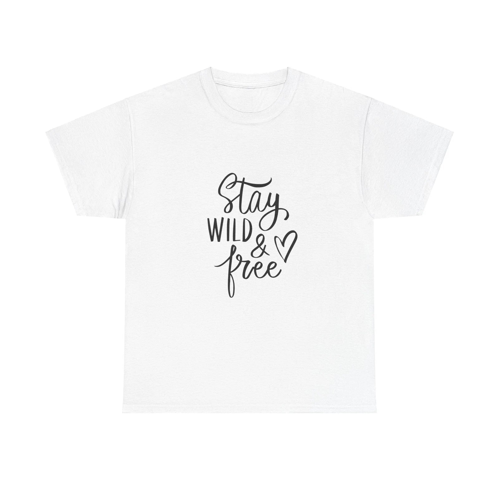 Stay Wild And Free Unisex Heavy Cotton Tee