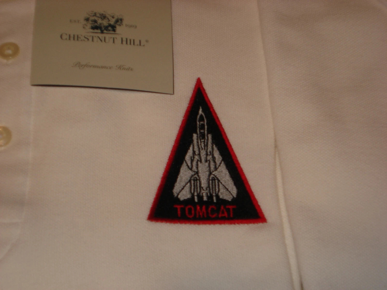 F-14 Tomcat - Embroidered Polo - Premium Plane Art