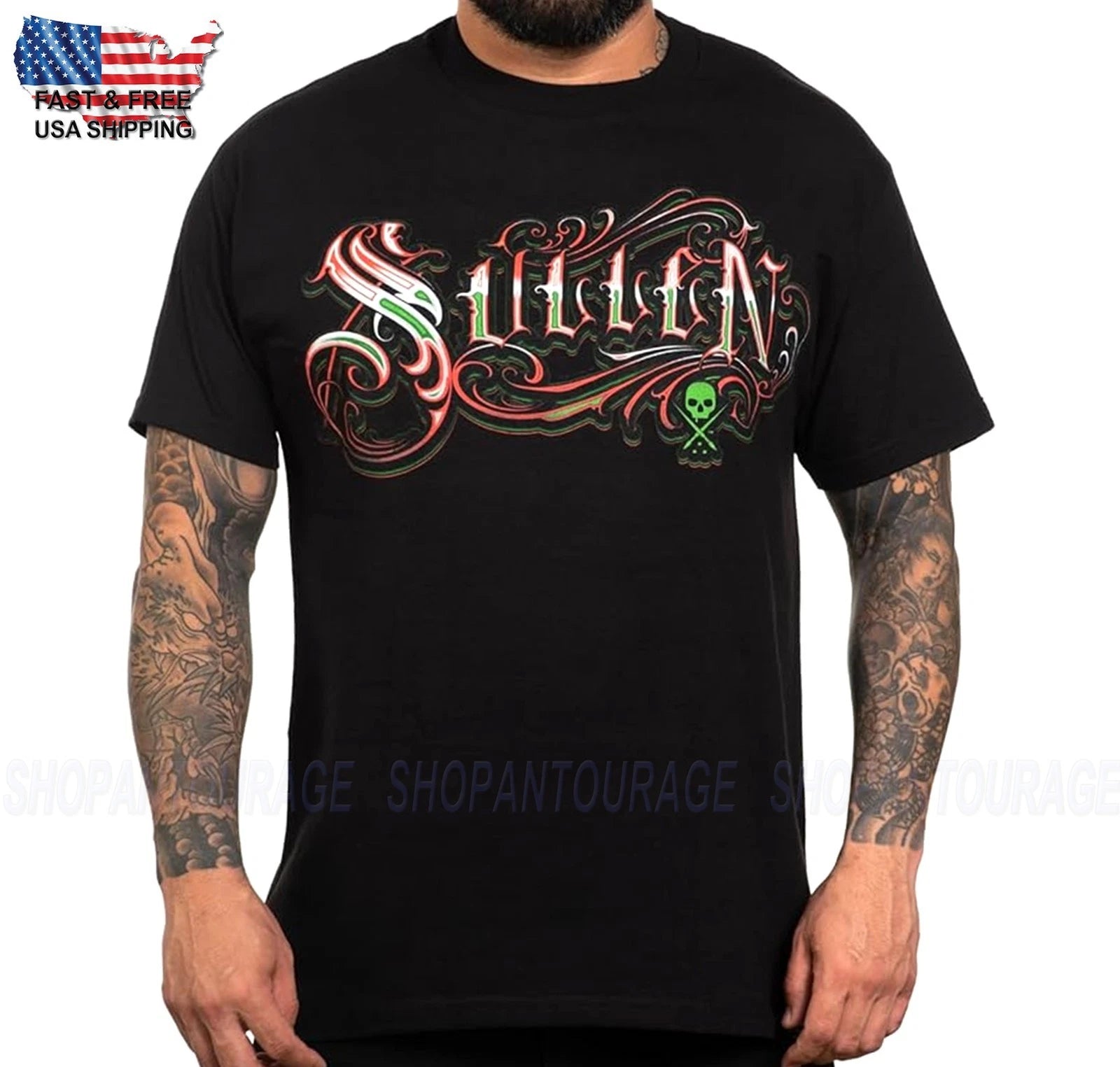 Sullen Art Collective ContX Muerte Standard SCM5199 Short Sleeve Men`s T-shirt