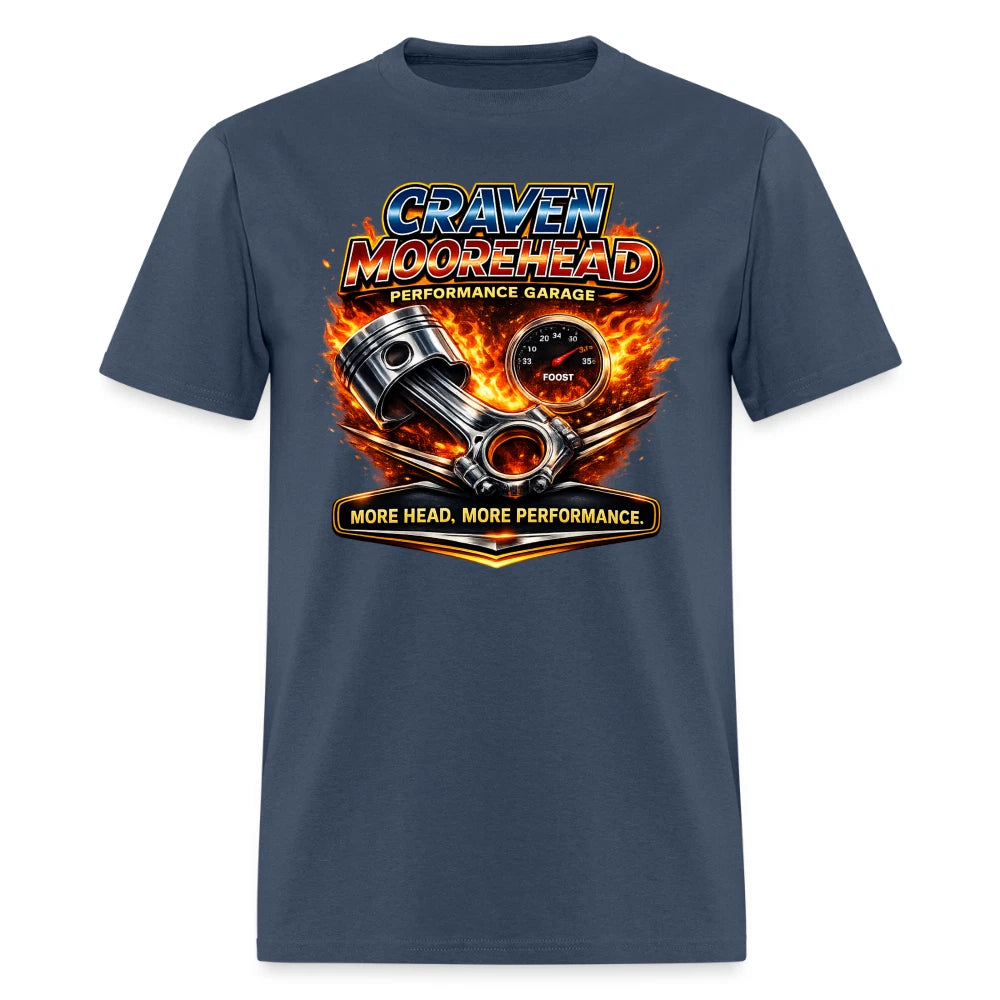 Craven Moorehead Performance Garage Funny Adult Humor T-Shirt