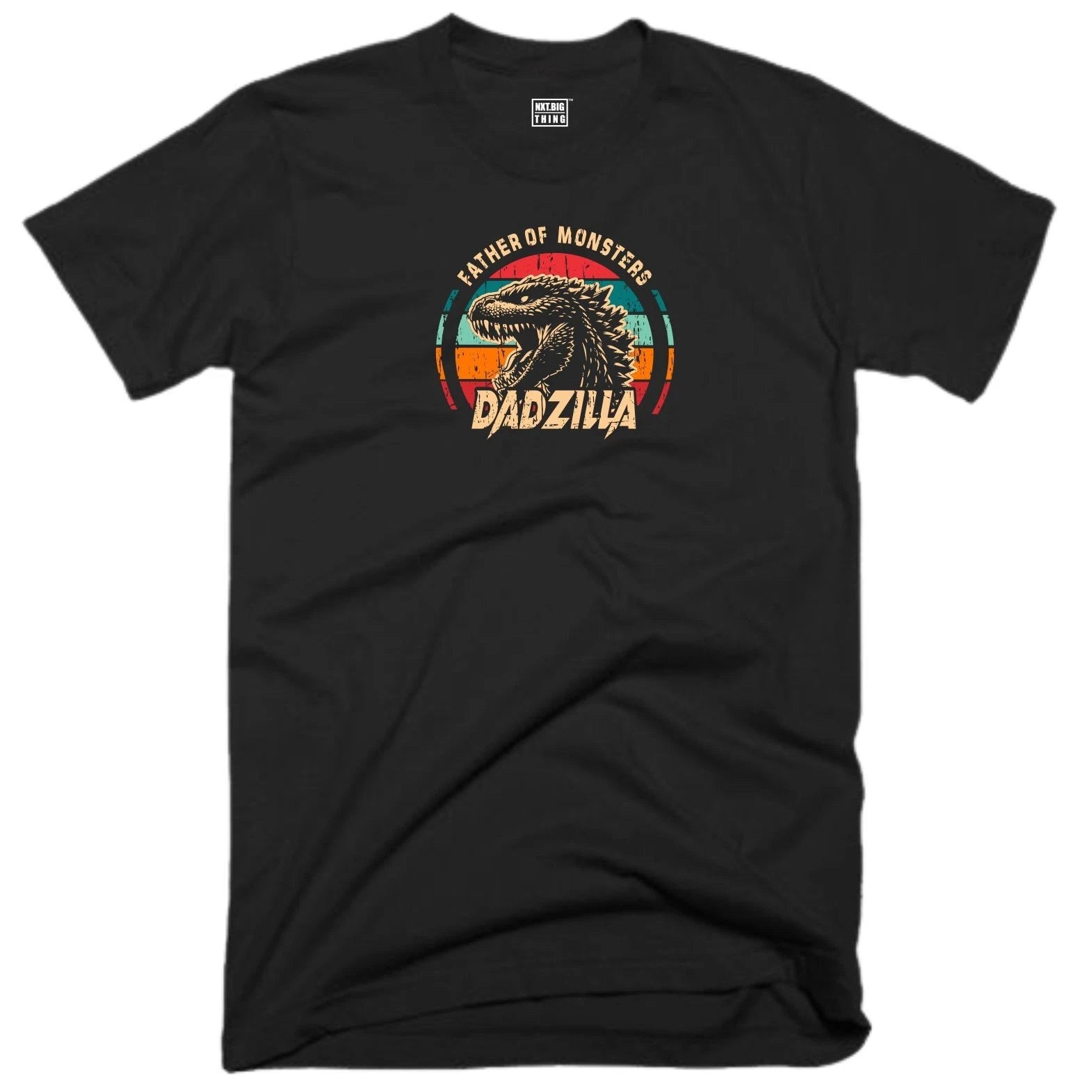 Dadzilla T Shirt Father of Monsters Daddy Dad Funny Joke Father's day Gift Top