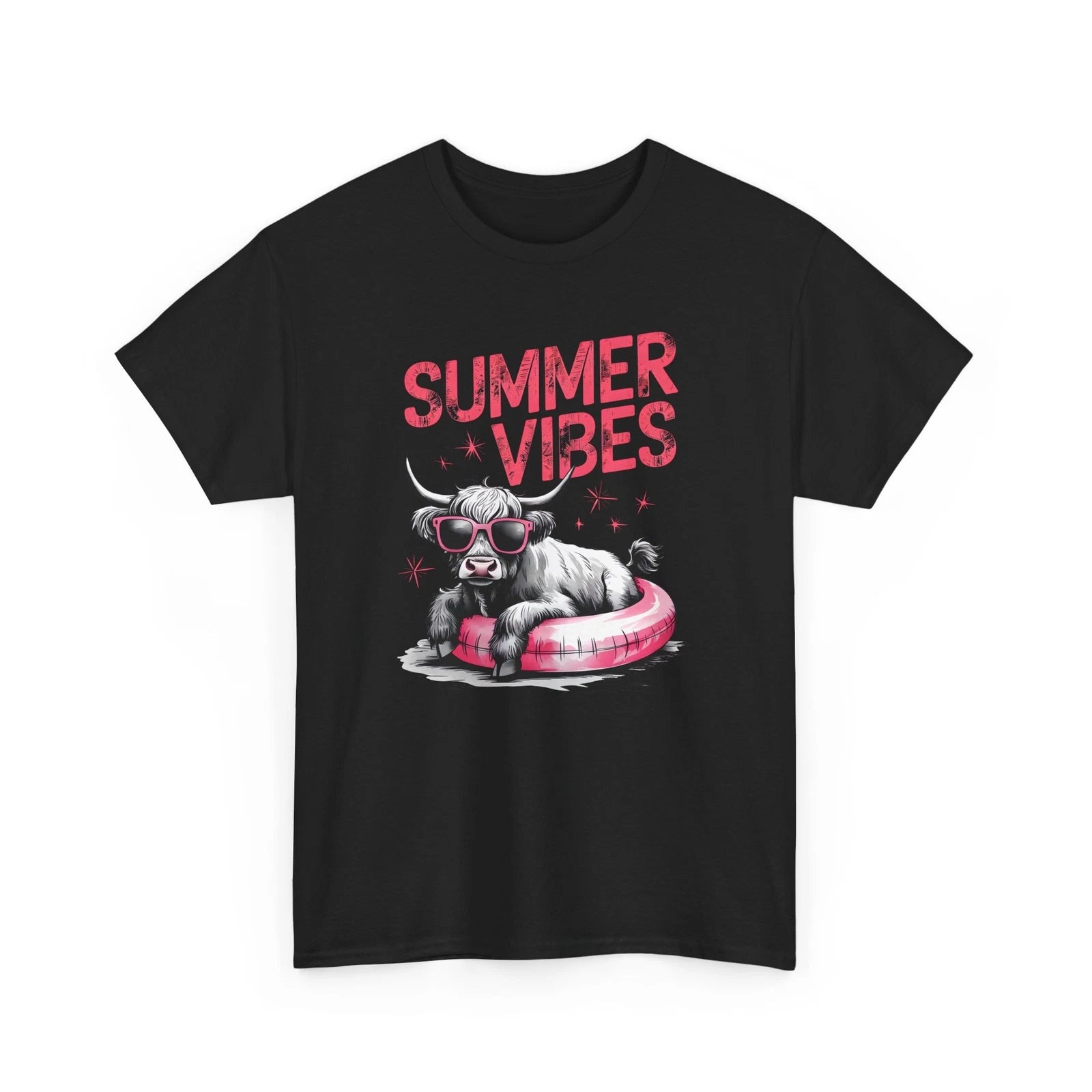 Highland cow Summer T-Shirt - The Funniest Tee for Comedy Fans