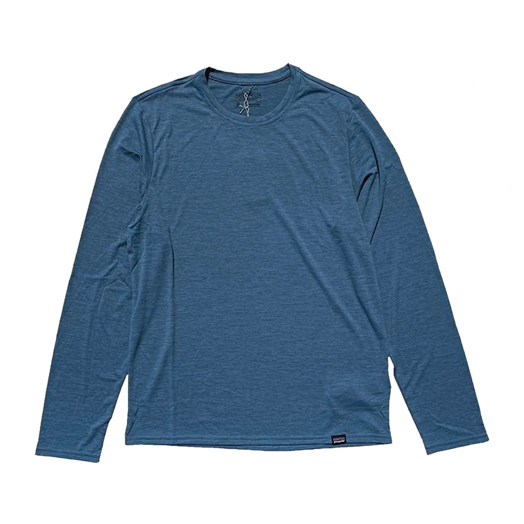 Patagonia Mens Capilene Cool Daily L/S Shirt T-shirt - Clement Blue /Light X-Dye