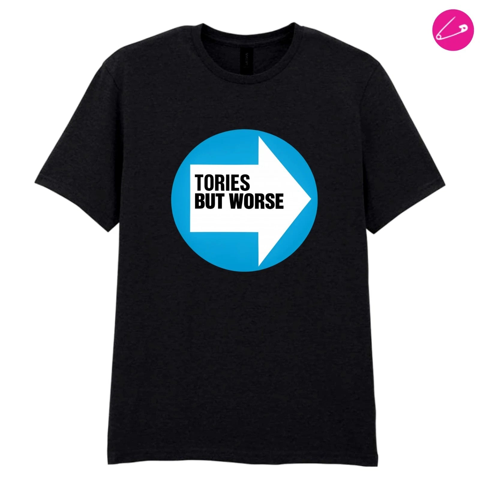 Tories But Worse Anti Reform T-Shirt Funny Parody Political