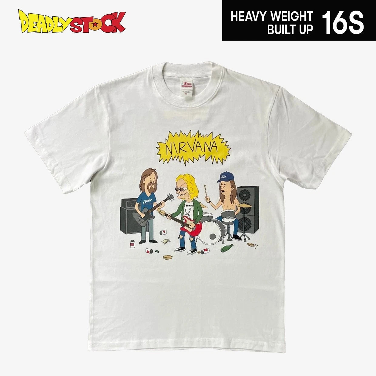 nirvana beavis parody tshirt