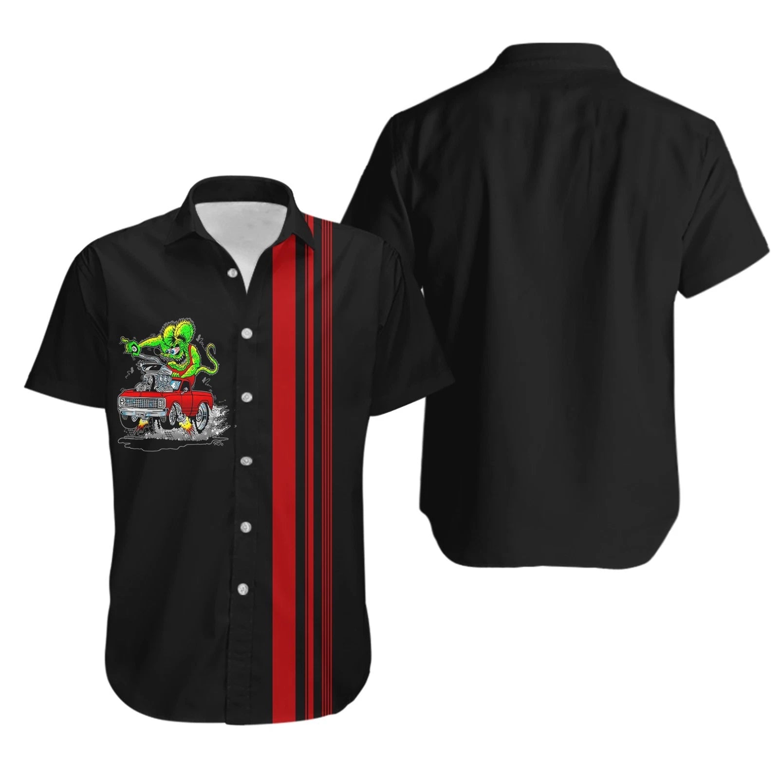 BASIC SHIRT Rat Fink Hawaiian Shirt All sizes SUMMER BEACH SHIRT DADA050