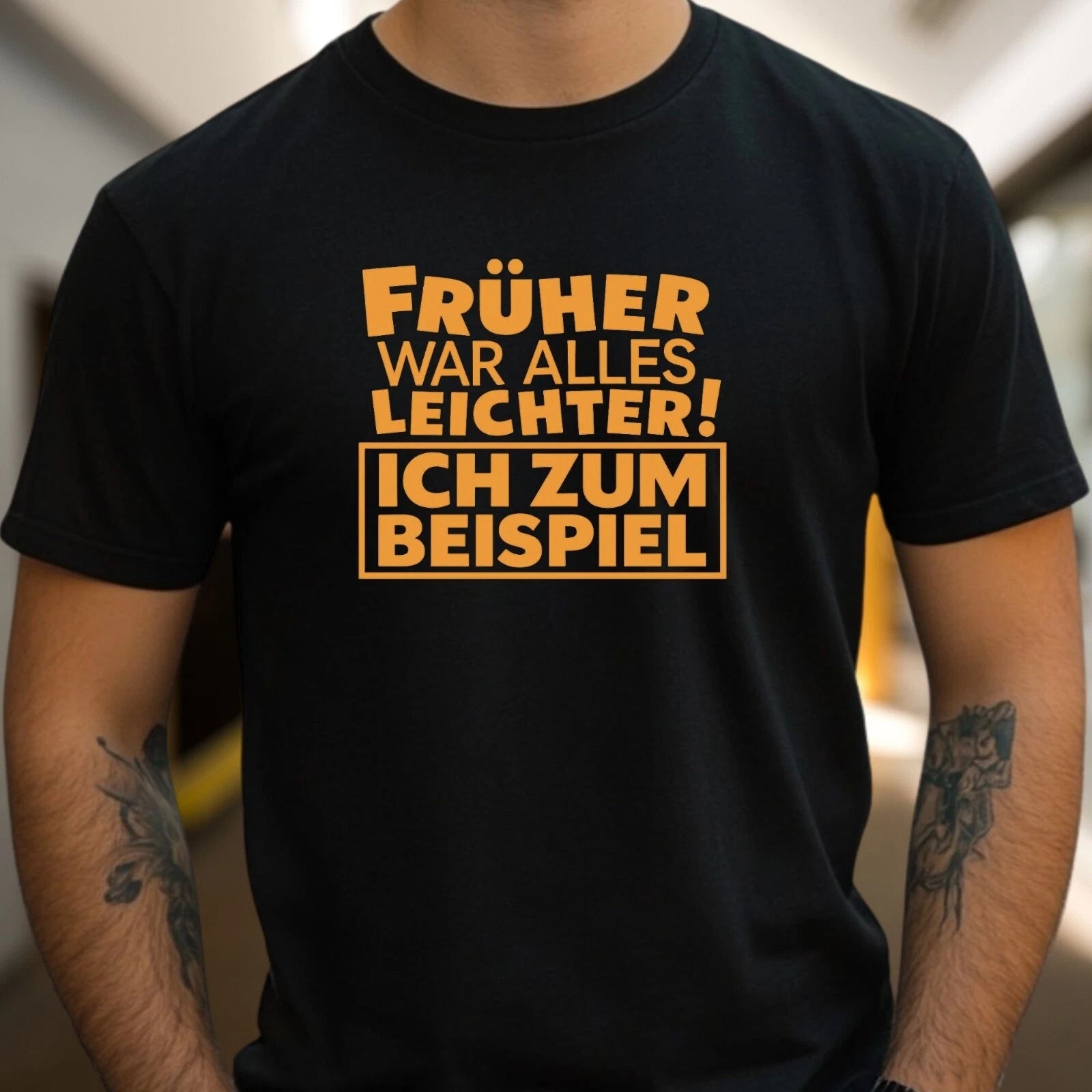 Men's T-Shirt Funny-Funny Saying Motif Cotton Size XS to 5XL