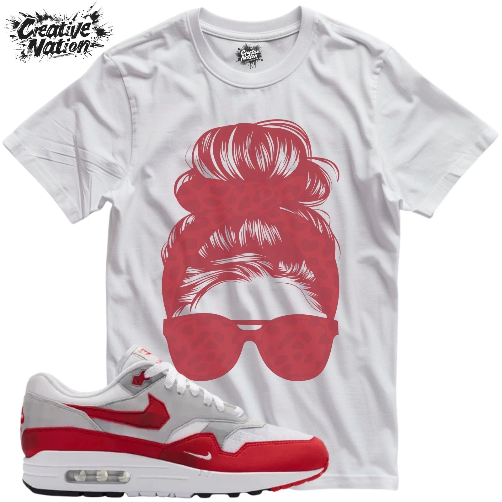 Shirt To Match Air Max 1 .SWOOSH Low Poly White Unisex Tee Cute Shirt