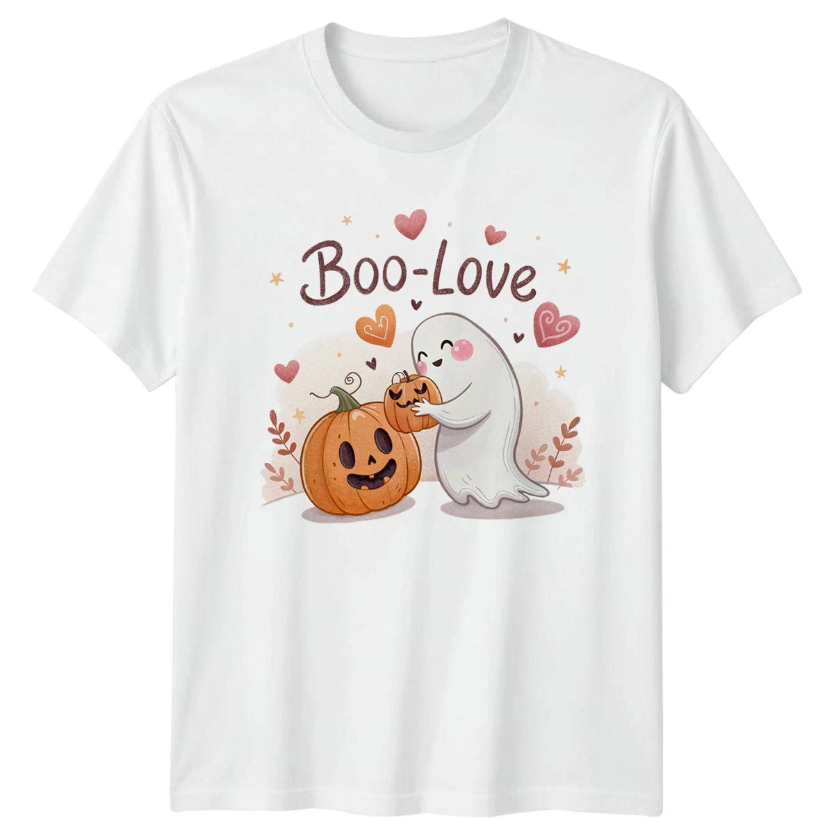 Boo-Love T-Shirt Cute Ghost Halloween Gift For Him And Her
