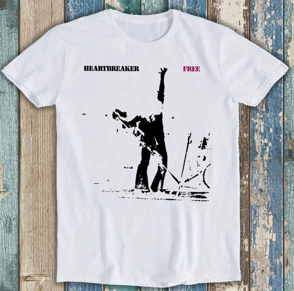 Free 70s Rock Heartbreaker Music Funny Gift Tee T Shirt 620