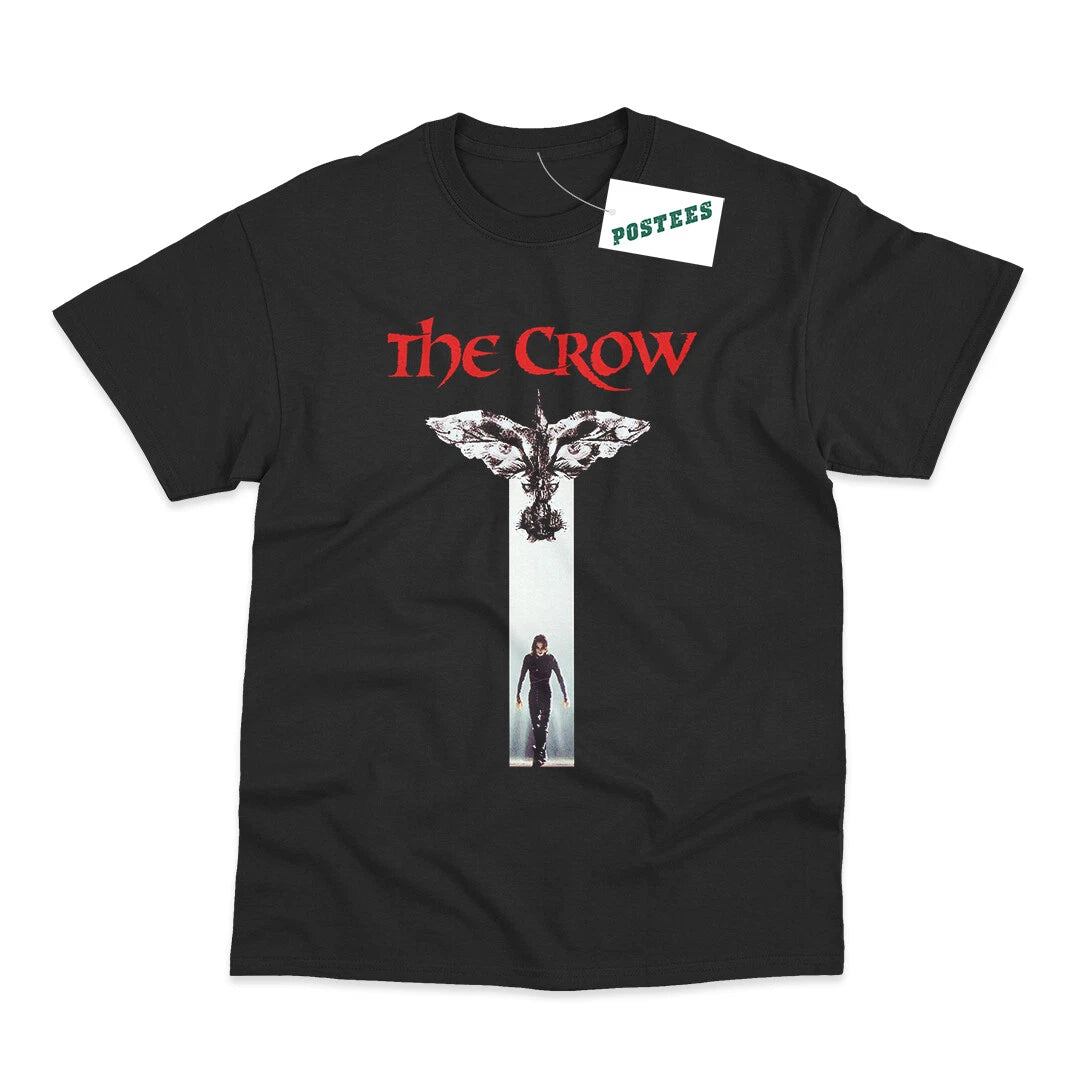 Retro Movie Poster Inspired By The Crow DTG Printed T-Shirt