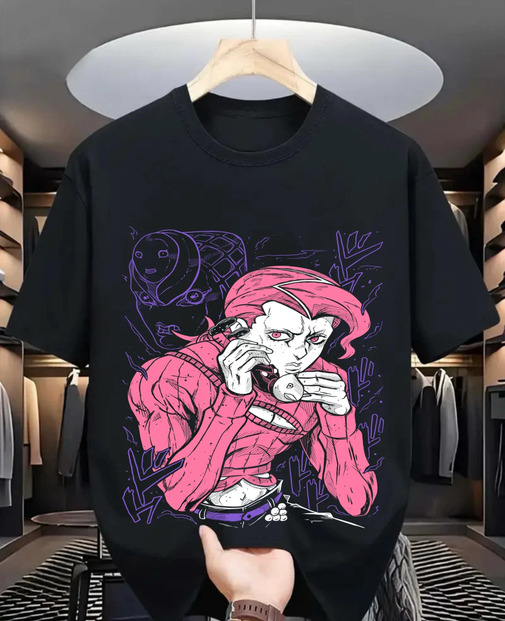 Jolyne Cujoh JoJo's Bizarre Adventure T-Shirt JJBA Stone Ocean Anime Girl Shirt