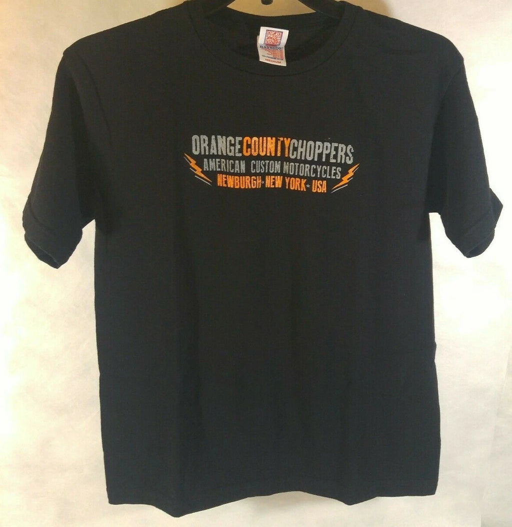 Orange County Choppers T Shirt Signature Logo Graphic Size XL