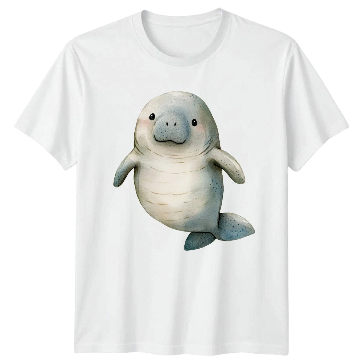 Cute Manatee T-Shirt Marine Animal Ocean Gift For Him And Her