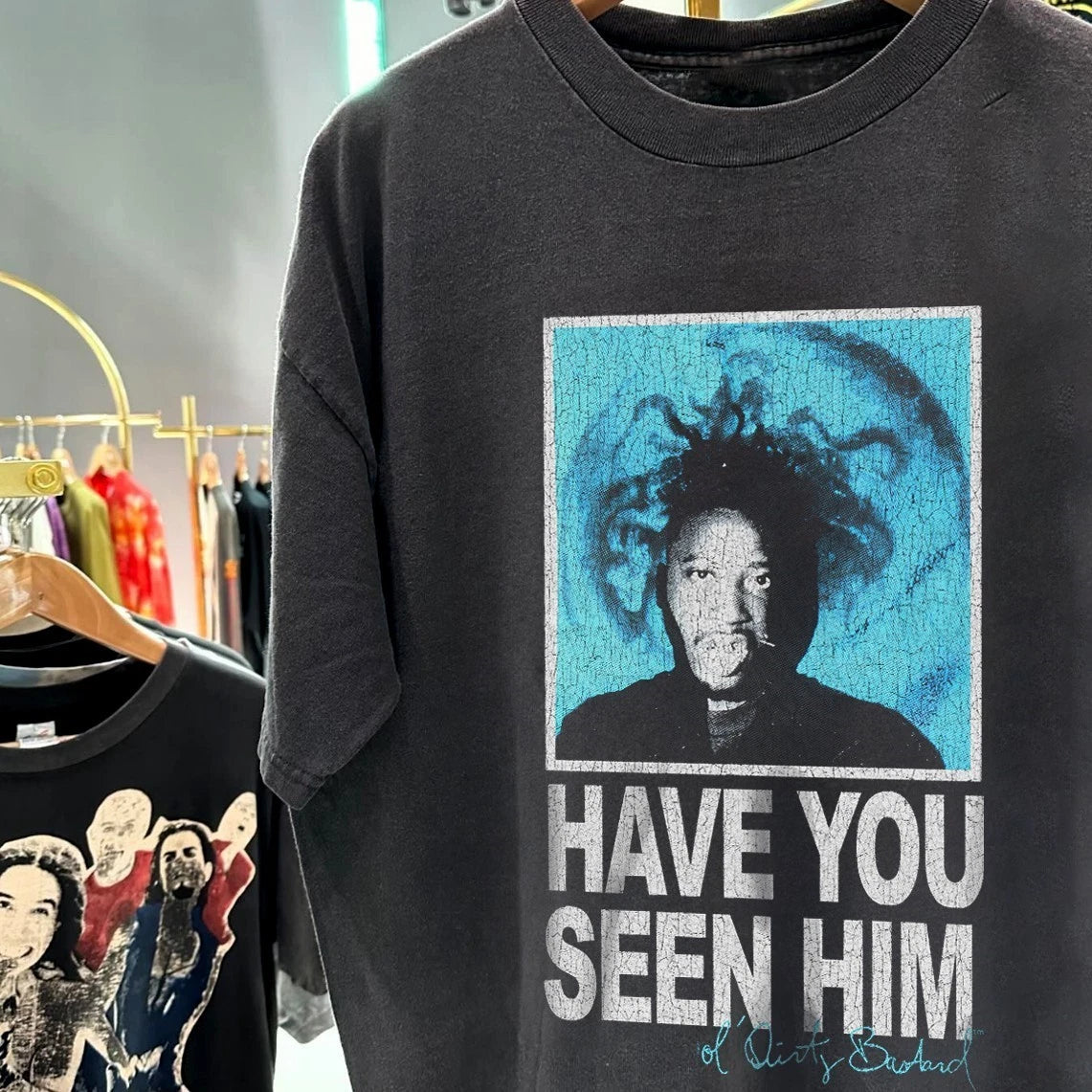 90's Have You Seen Him Odb Aged T-Shirt Black L