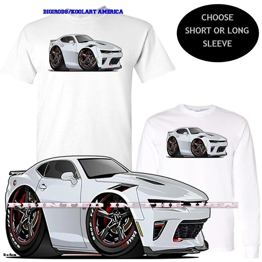 Chevrolet Chevy Camaro SS New Model DigiRods / Koolart Cartoon Car T Shirt