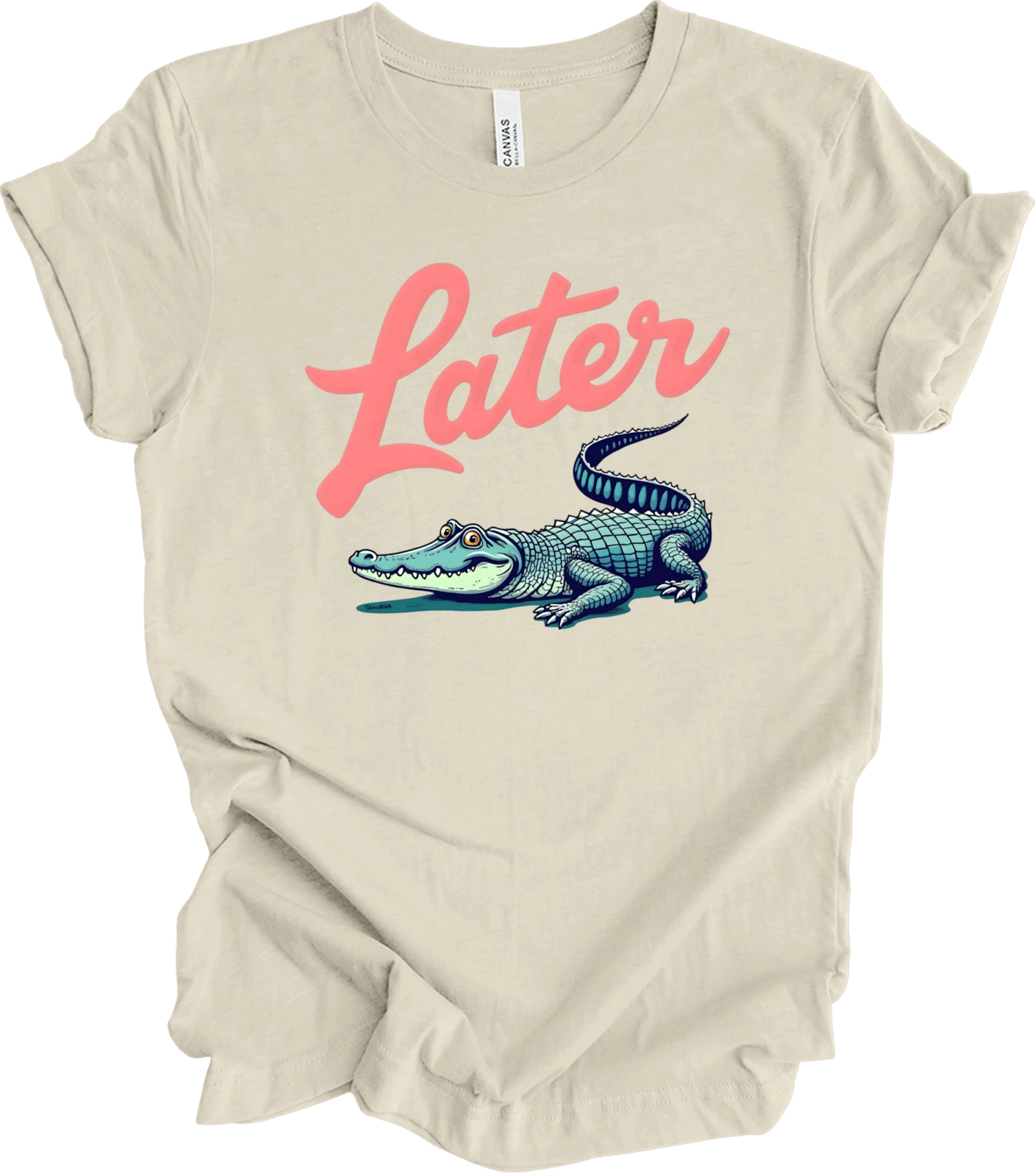 Later Gator Shirt Alligator Vintage Inspired Trendy Retro Funny Meme T-shirt